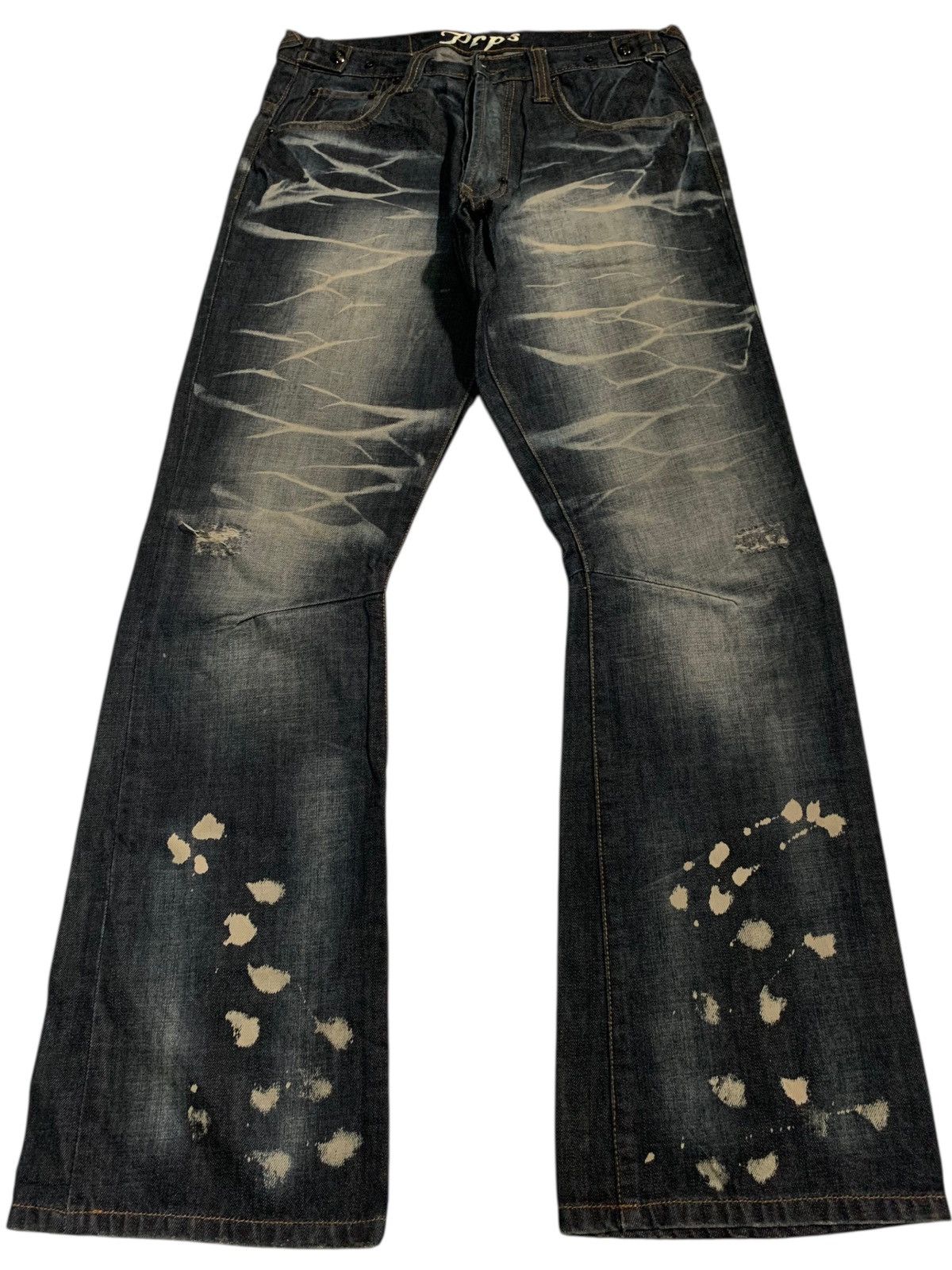 Prps FLARE PRPS CLAWMARK JAPANESE RUSTY PUNK STYLE DENIM Size US 30 / EU 46 - 2 Thumbnail