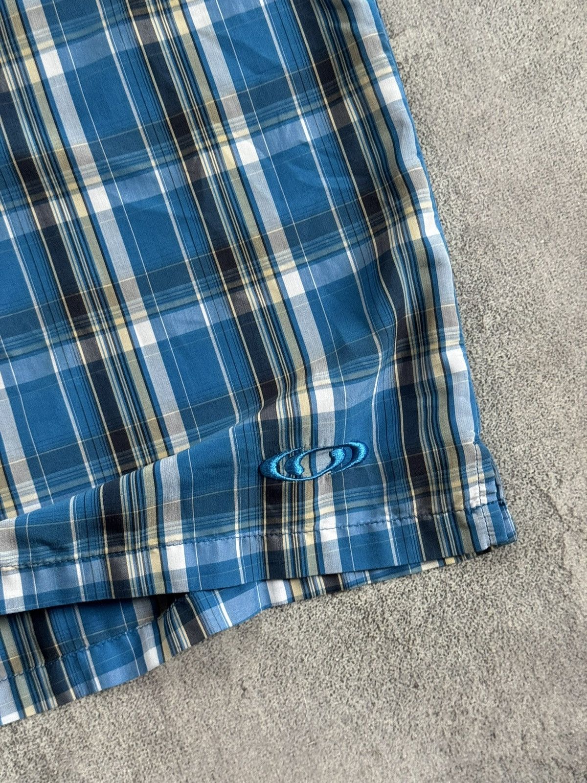 Salomon Salomon L Chekered button up shirt short sleeve outdoor 00s Size US L / EU 52-54 / 3 - 12 Thumbnail