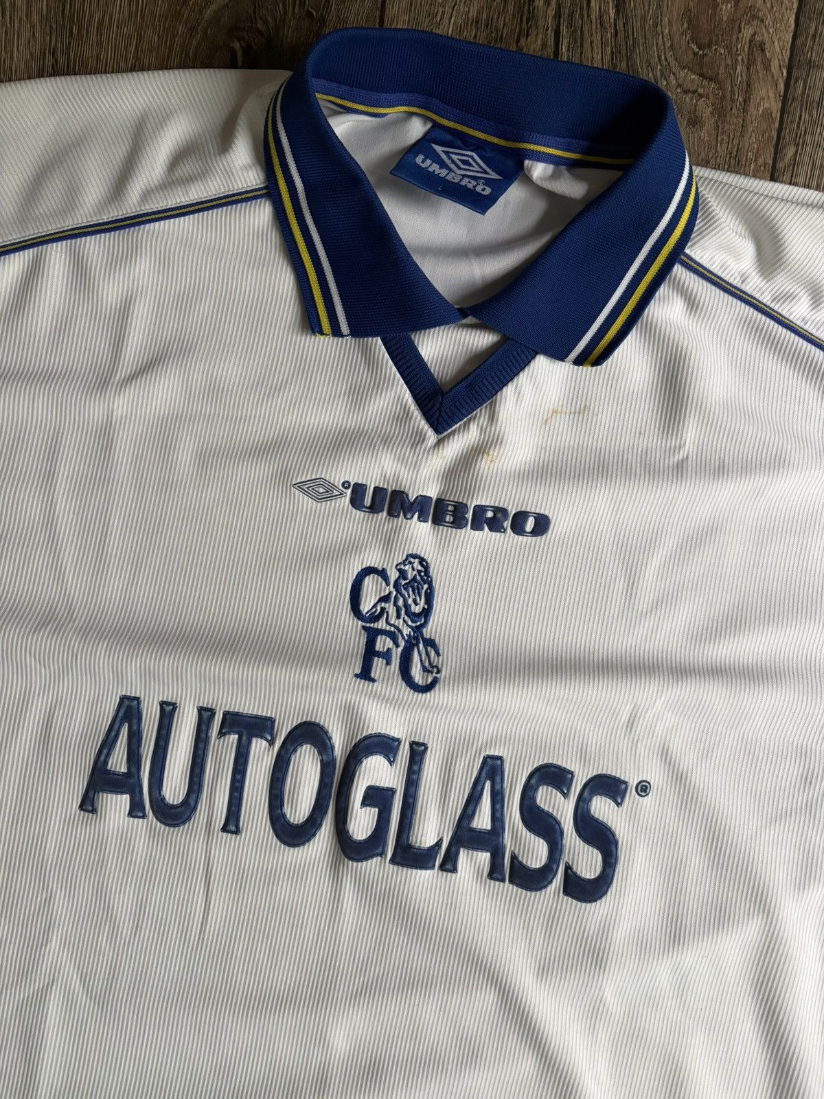Chelsea Soccer × Umbro Vintage Chelsea Fc Umbro Away 1999/2000 Football Jersey Size US L / EU 52-54 / 3 - 2 Thumbnail