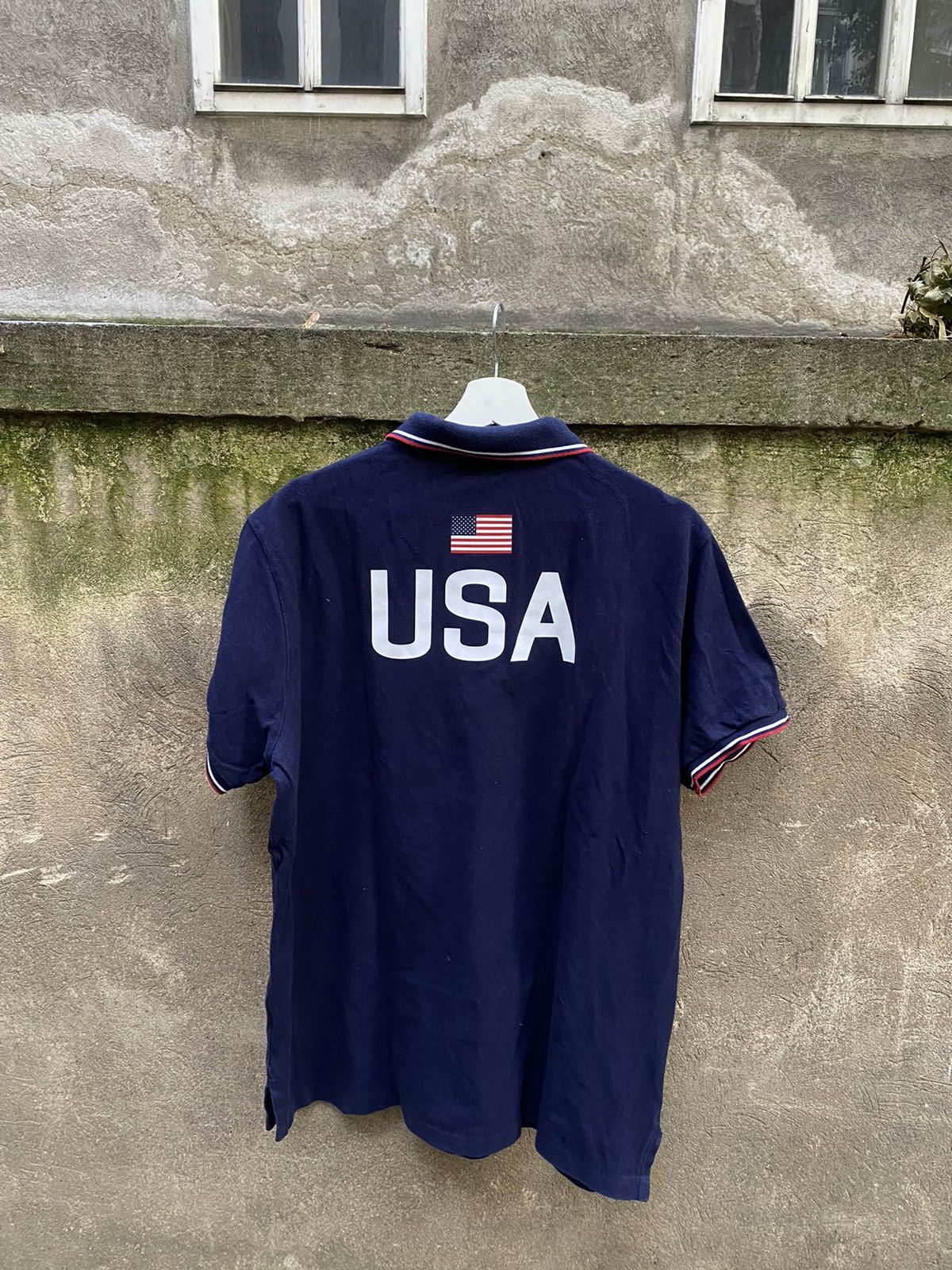 Polo Ralph Lauren × Vintage Polo Ralph Lauren USA 16 Polo T-Shirt Size US XL / EU 56 / 4 - 5 Thumbnail