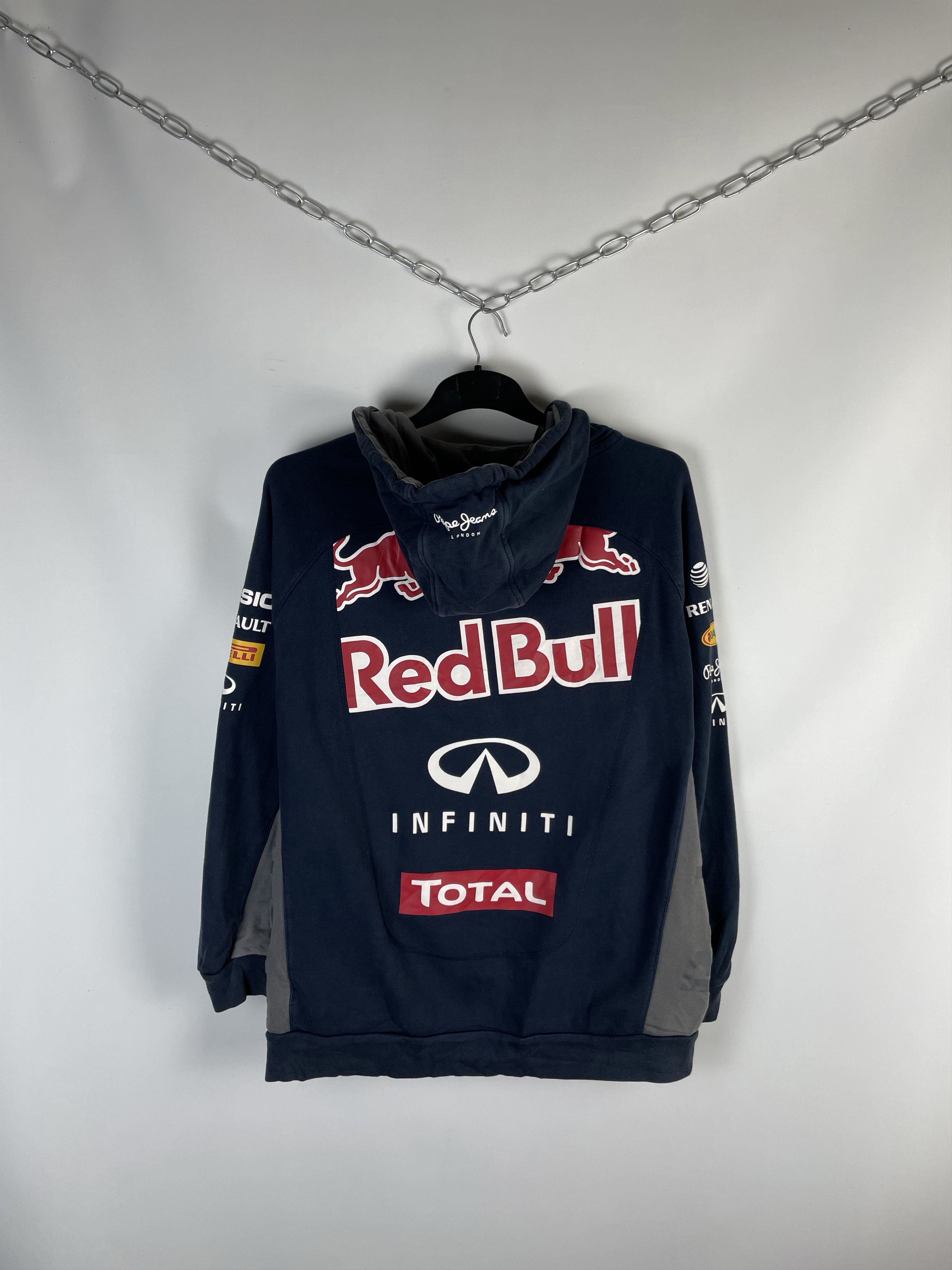Other RED BULL MOTO ZIP UP HOODIE RACING MARLBORO INFINITY NASCAR Size US XXL / EU 58 / 5 - 9 Thumbnail