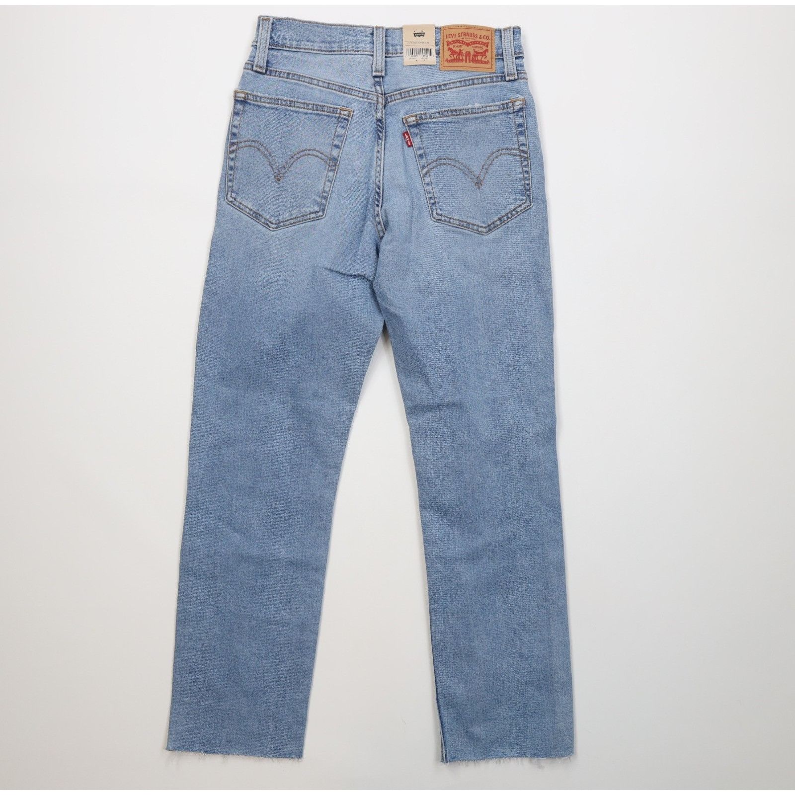 Levi's Deadstock Vintage Y2K Levis Button Fly Wedgie Straight Jeans Size 26" / US 2 / IT 38 - 8 Thumbnail