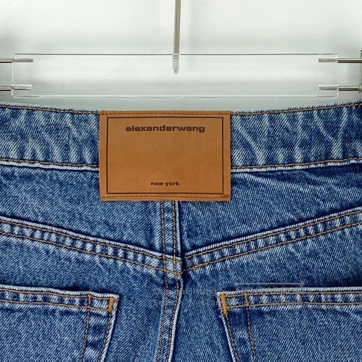 Alexander Wang Alexander Wang Blue Washed Cotton Casual Denim Long Pants| Size 24" / US 00 / IT 34 - 5 Thumbnail