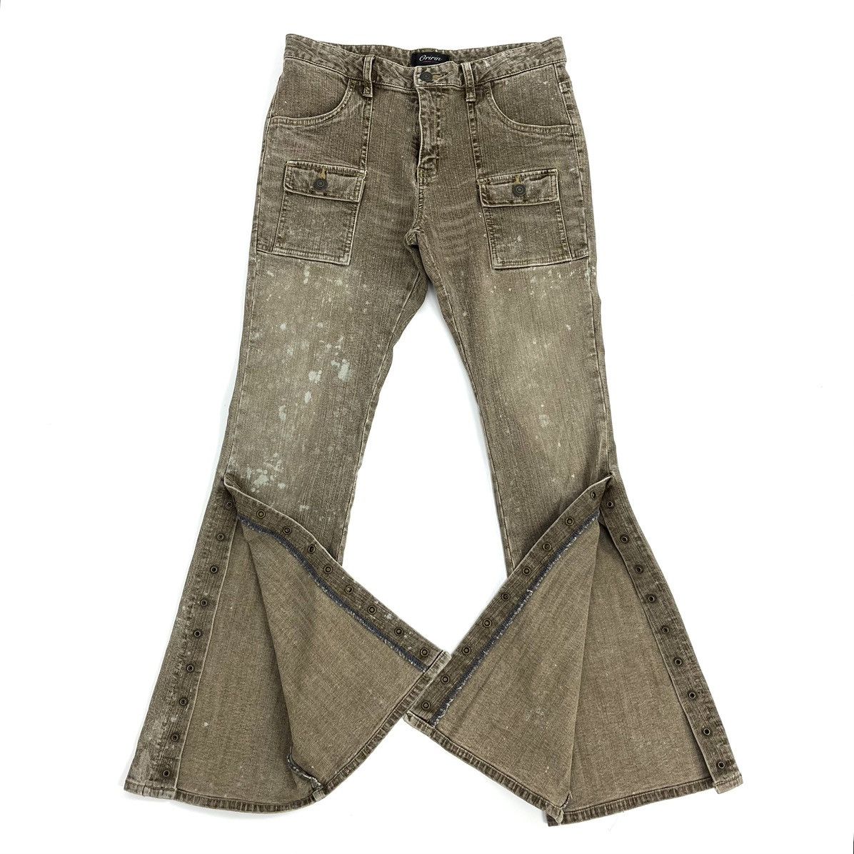 If Six Was Nine × Seditionaries Oririn Flare Jeans Faded Bushpants Size US 30 / EU 46 - 1 Thumbnail