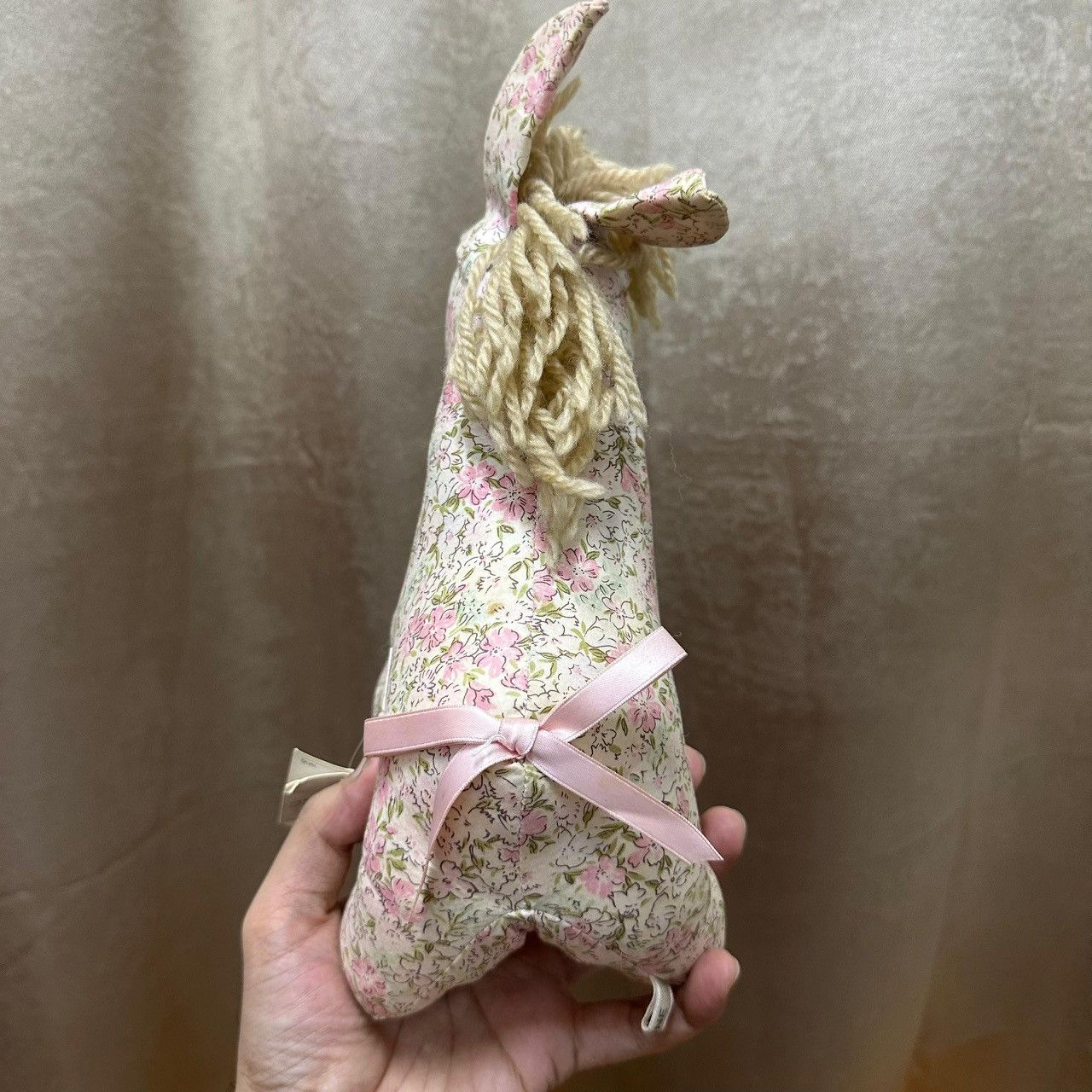 Celine Vintage CELINE Floral Donkey Music Box Plush Toy Japan 1980s Size ONE SIZE - 10 Thumbnail