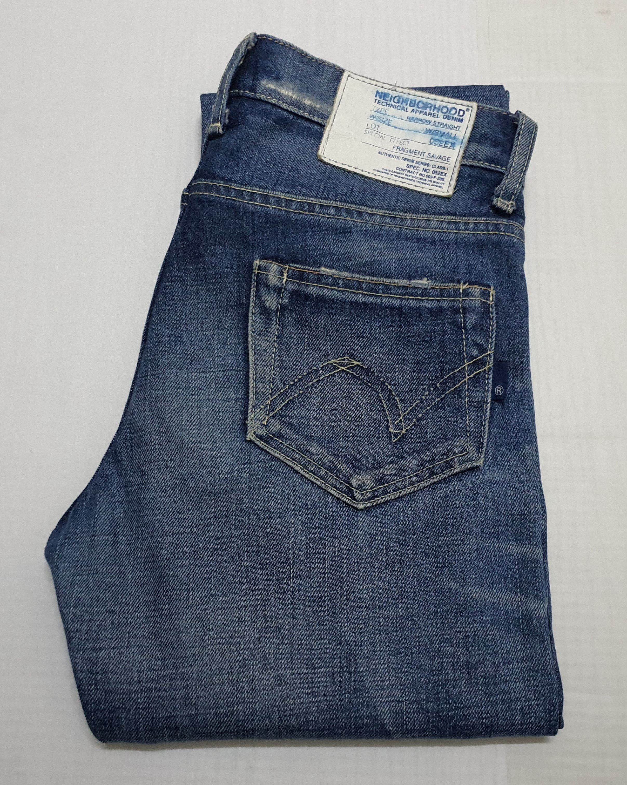 Neighborhood Neighborhood Distressed Selvedge Jeans Size US 28 / EU 44 - 7 Thumbnail