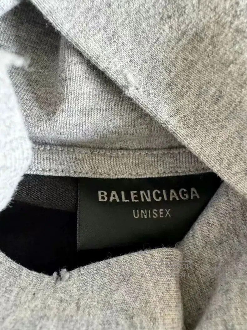 Balenciaga Balenciaga 3B Letter Dirty Faded Patchwork Hooded Short Sl Size US S / EU 44-46 / 1 - 3 Thumbnail