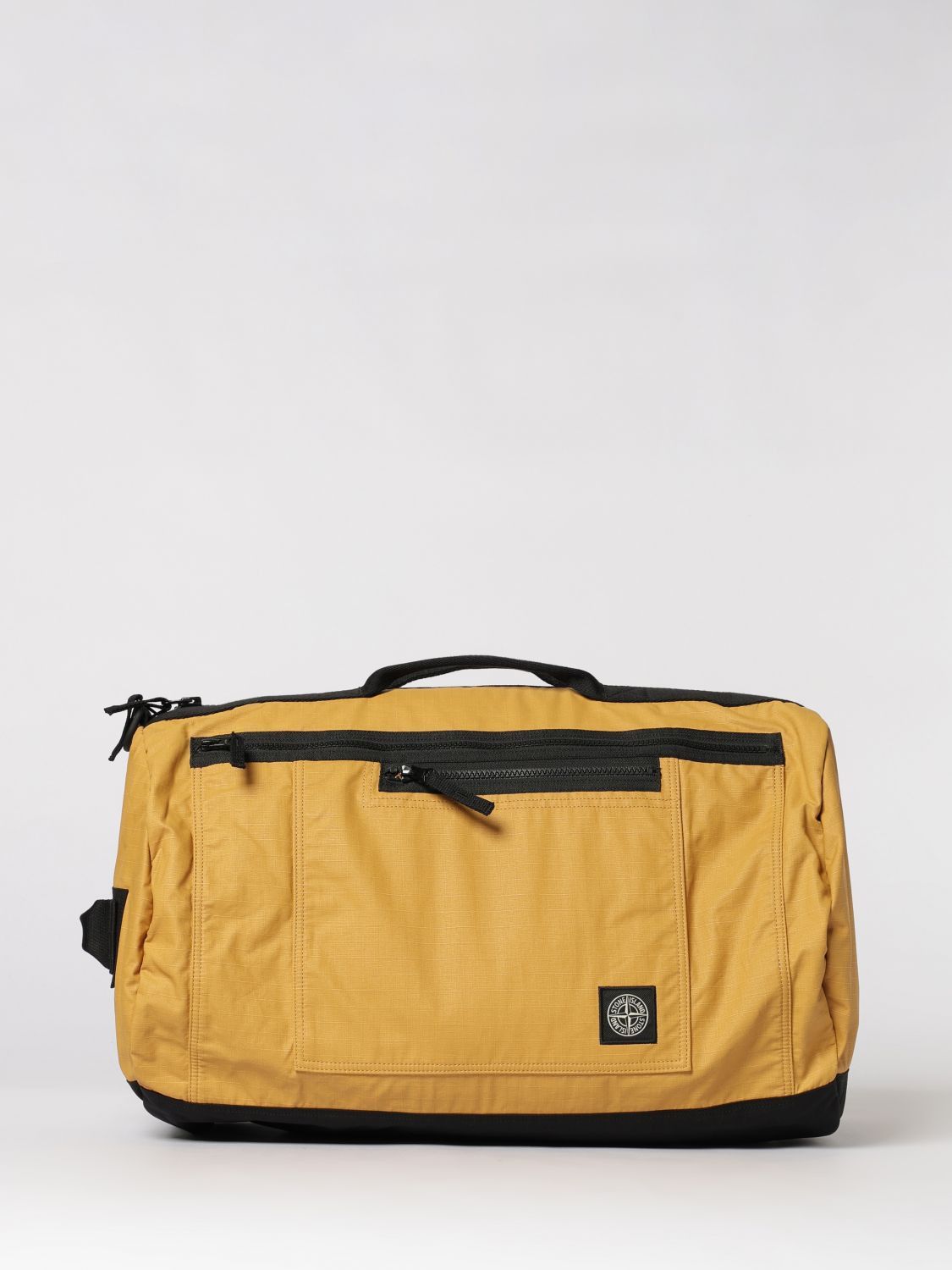Stone Island Travel Bag Men Yellow
