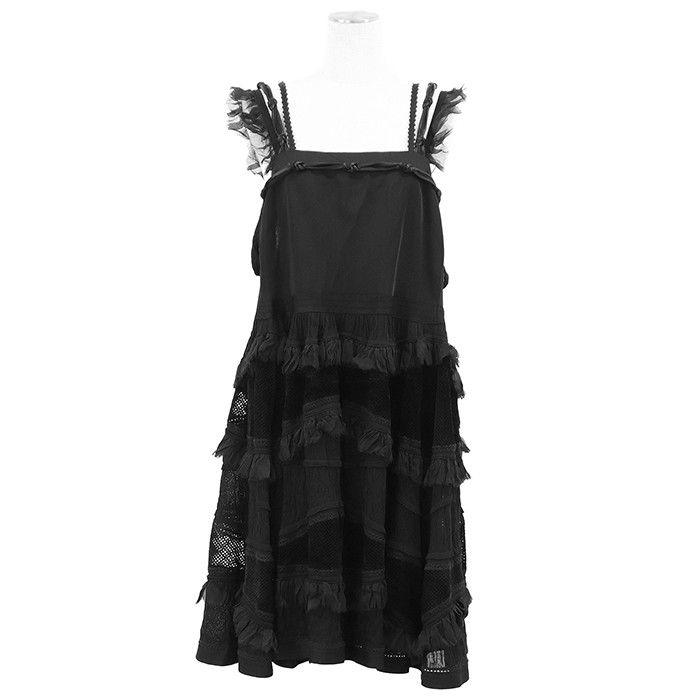 Chanel Chanel CHANEL 07A P31447 Viscose Rayon Stretch Mesh Dress Textile Dresses 07A P31447 DUTY FREE for USA Size ONE SIZE - 1 Thumbnail