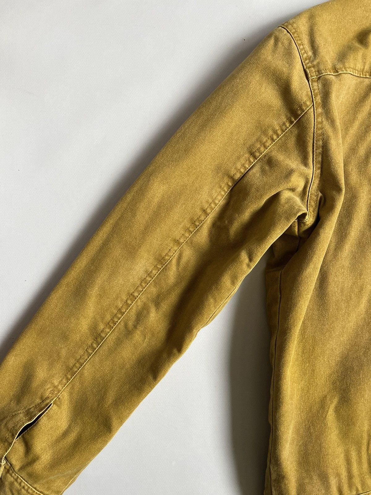 Quiksilver Quiksilver Men Mustard Sherpa Zip Jacket Size US M / EU 48-50 / 2 - 18 Thumbnail