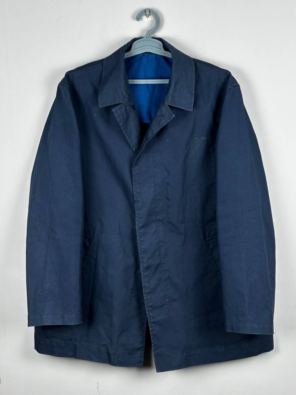 Lacoste Vintage Lacoste Trench Jacket Blue Size US XL / EU 56 / 4 - 1 Thumbnail