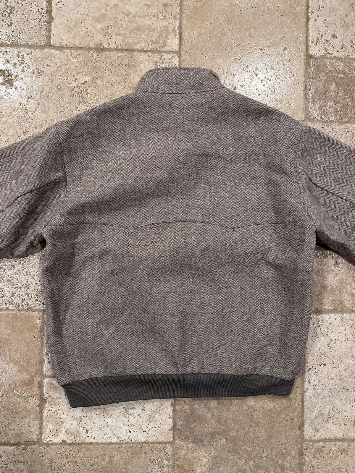 Miu Miu Miu Miu Brown / Biege Chevron Cord Logo Blouson Zip Jacket Size M / US 6-8 / IT 42-44 - 12 Thumbnail