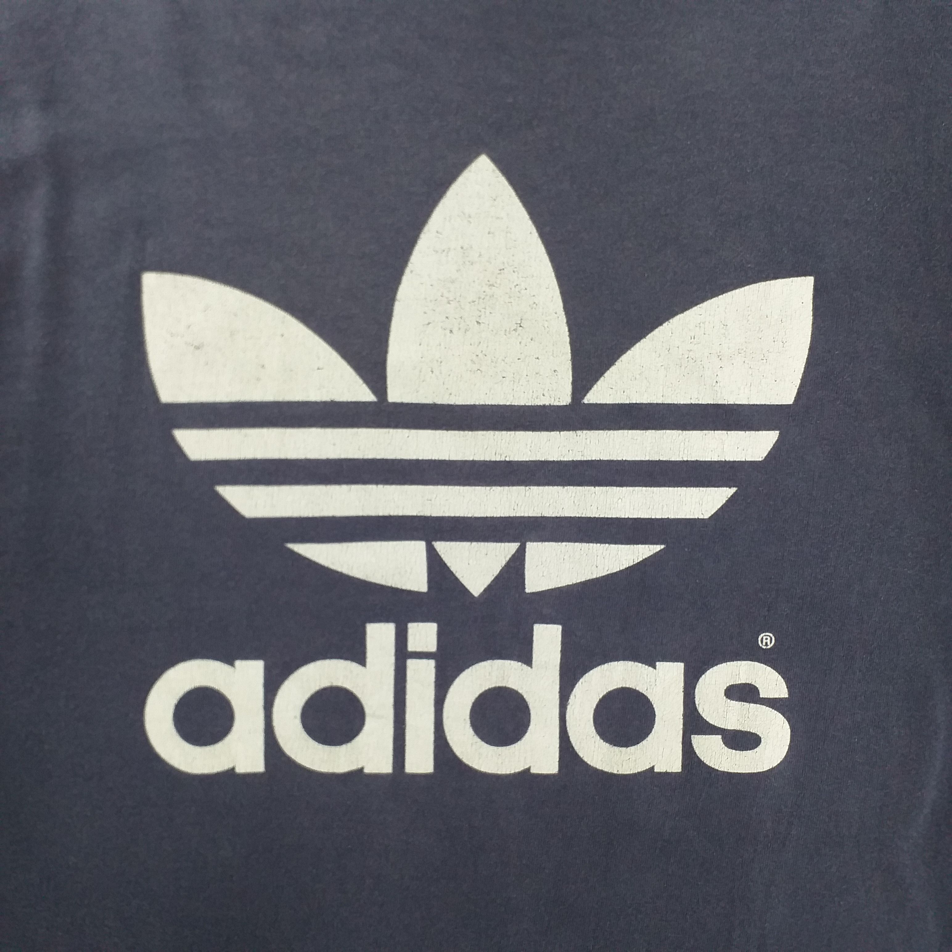 Adidas Vintage 90's Adidas Big Logo Mirror Print - F023 Size US L / EU 52-54 / 3 - 14 Thumbnail