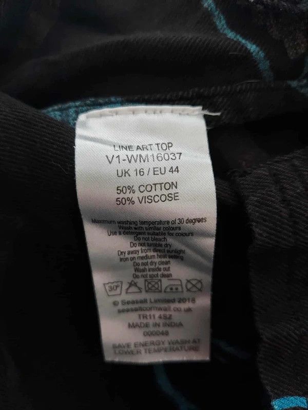 Vintage Vintage 3/4 sleeved top Size XXL / US 16-18 / IT 52-54 - 6 Thumbnail