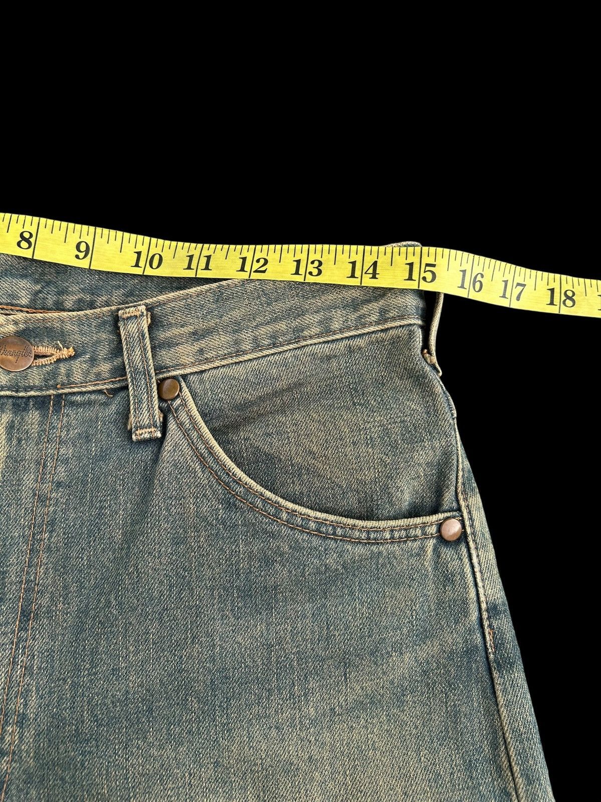 Kapital Vintage Wrangler Selvedge Rusty Mudwash Distressed Denim Size US 30 / EU 46 - 12 Thumbnail
