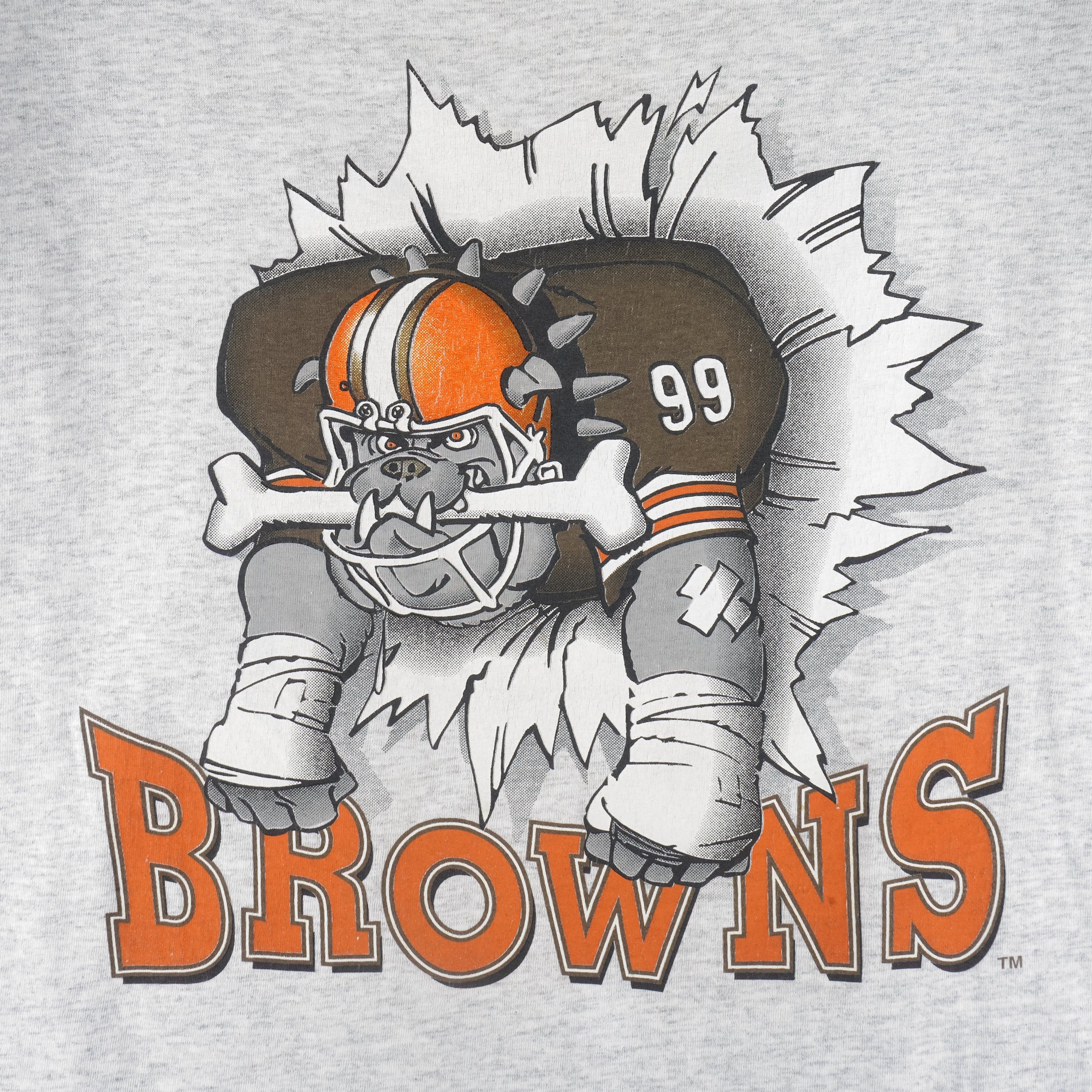 Nutmeg NFL - Cleveland Browns Breakout T-Shirt 1993 Size US L / EU 52-54 / 3 - 3 Thumbnail
