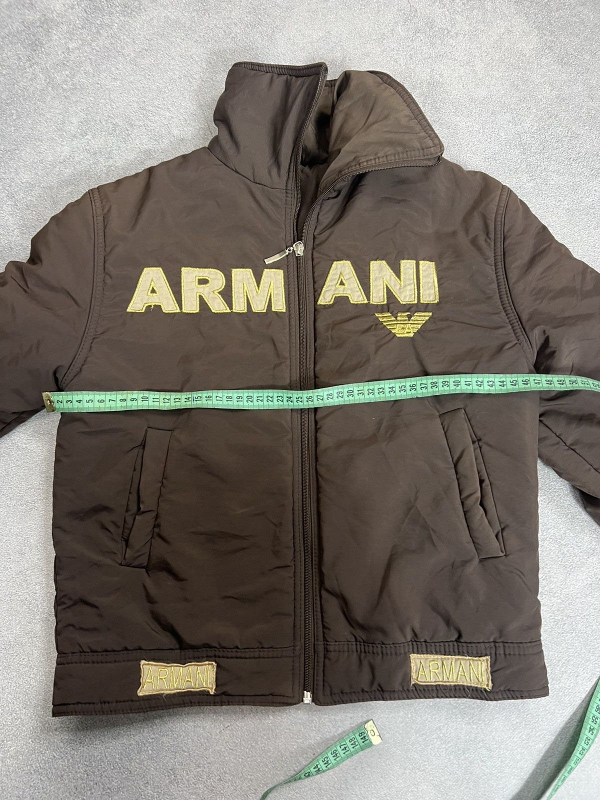 Armani Vintage Streetwear Armani Big Logo Hype Ifsixwasnine Style Size US S / EU 44-46 / 1 - 8 Thumbnail