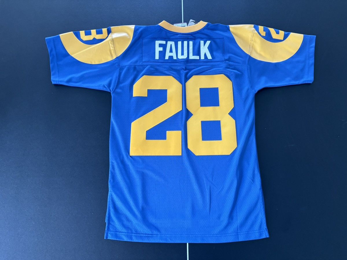 Mitchell & Ness Marshall Faulk Royal St. Louis Rams Gridiron Classics 1999 Size US XXS / EU 40 - 2 Thumbnail