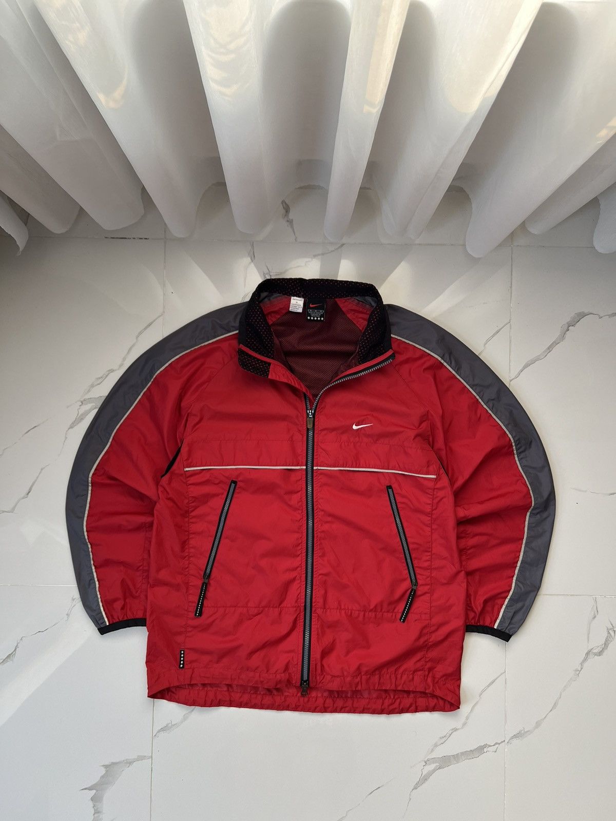 Nike × Vintage 90's NIKE ALPHA RETRO RARE Y2K TRACK JACKET SWOOSH LOGO Size US M / EU 48-50 / 2 - 1 Thumbnail
