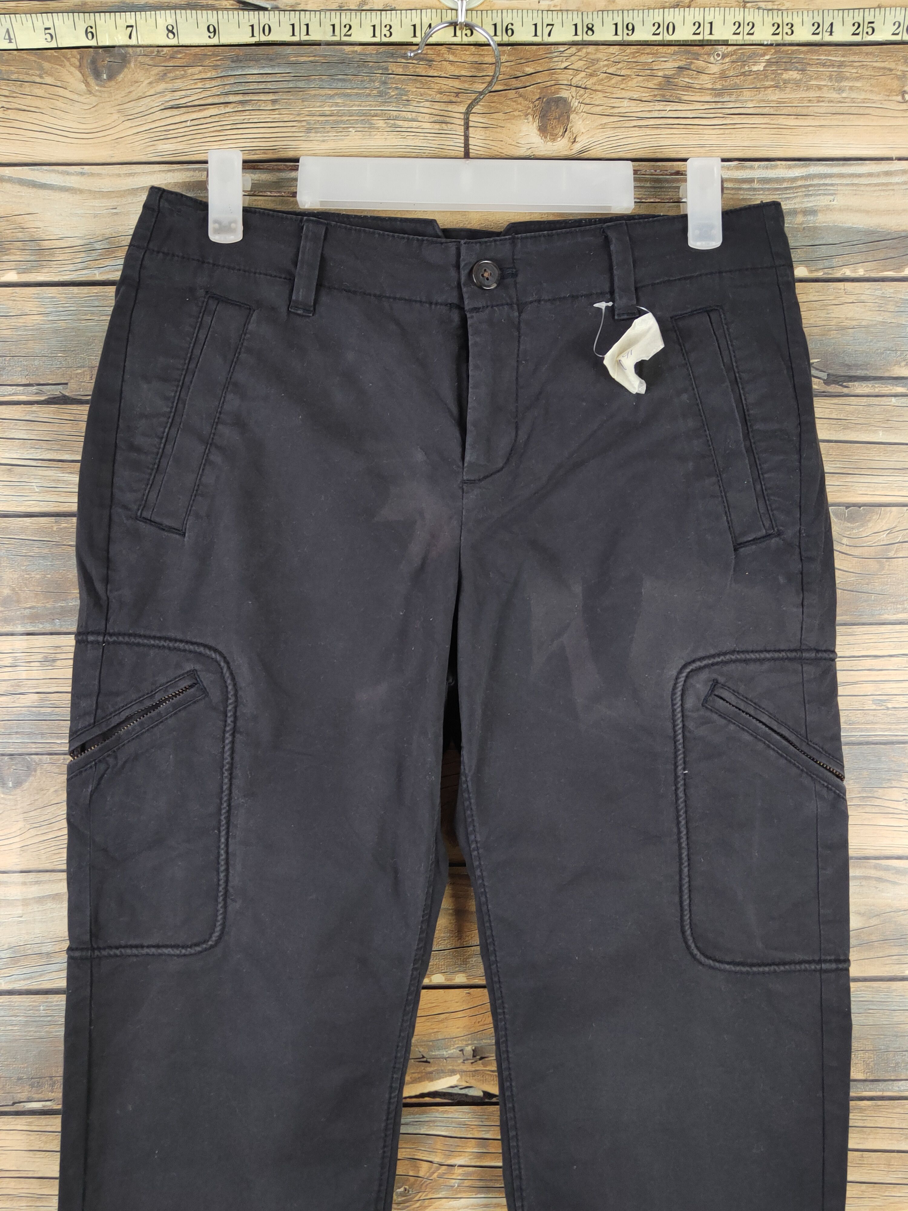Gap DLL Gap Black Multipocket Tactical Cargo Pants #091 Size 29" - 2 Thumbnail