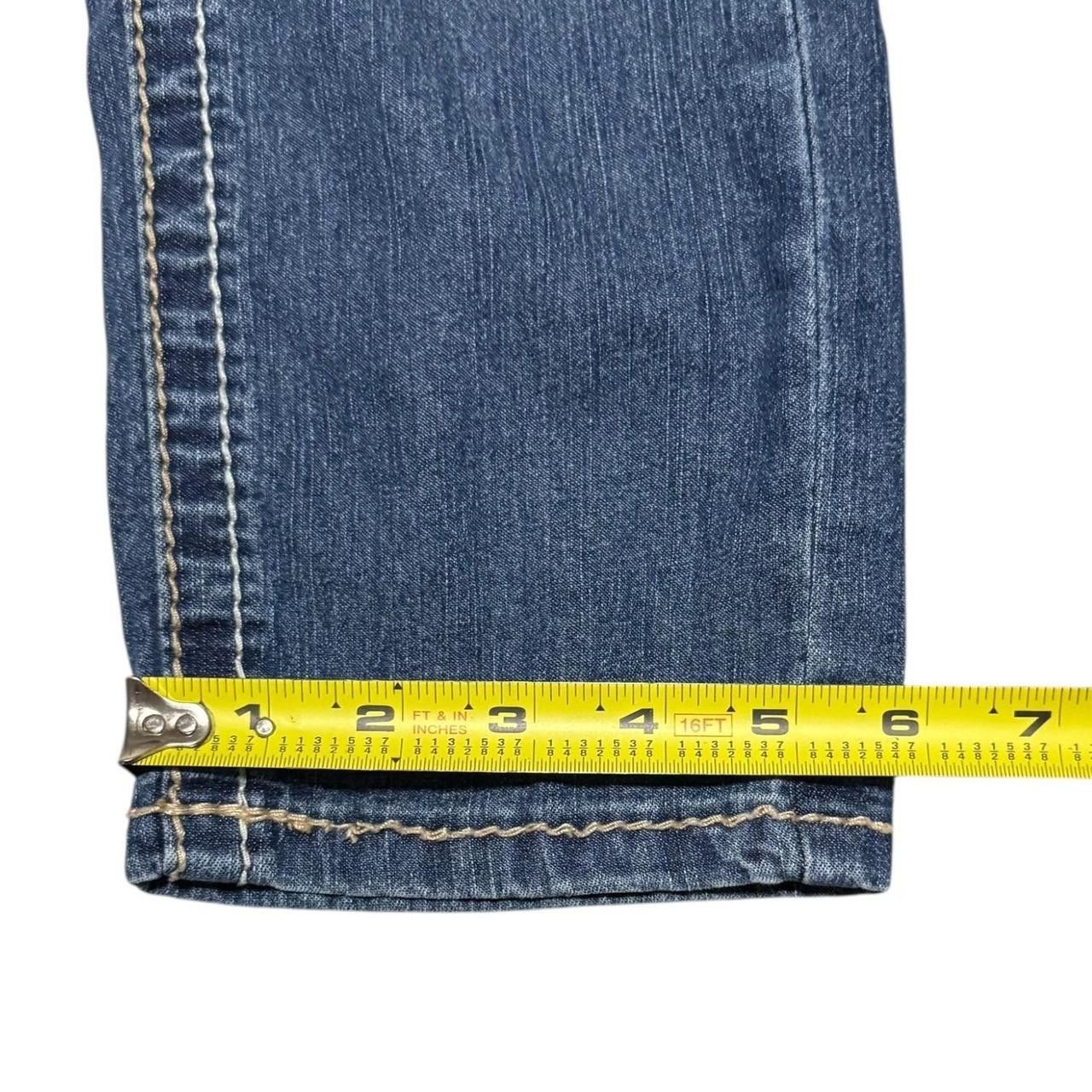 Other Y2K Angels Ramie Straight Leg Faded Jeans Women's 29x29.75 Size 29" - 8 Thumbnail