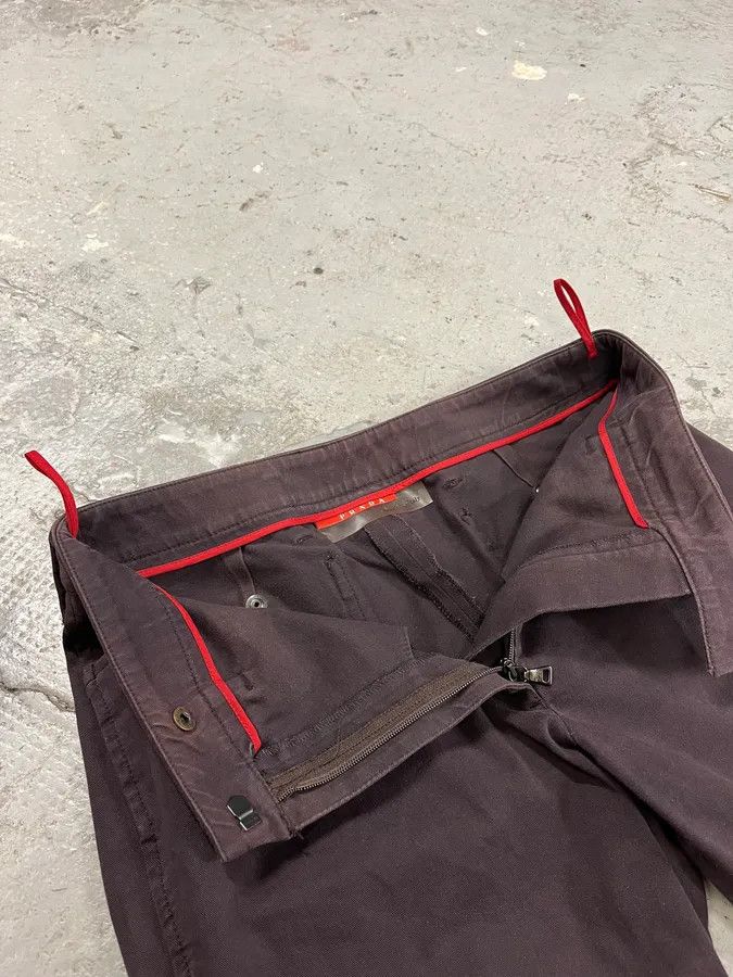Prada 2000s Prada Linea Rossa Sport Brown Pants Size US 30 / EU 46 - 10 Thumbnail