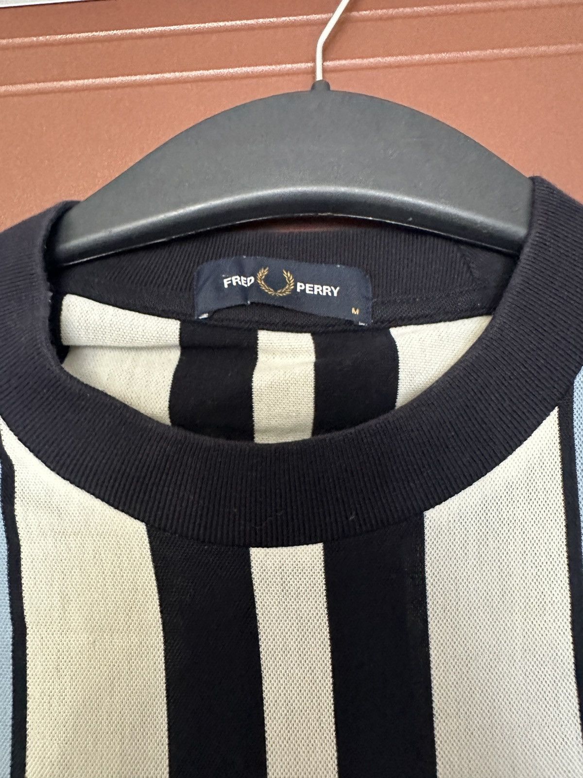 Fred Perry Fred Perry VERTICAL STRIPE PIQUE T-SHIRT Men's t shirt S Size US S / EU 44-46 / 1 - 3 Thumbnail