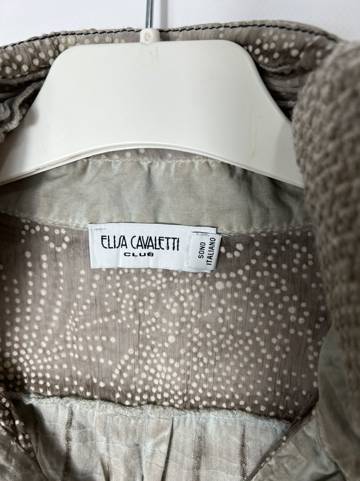 Elisa Cavaletti Vintage Avant Garde Luxury Designer Elisa Cavaletti Shirt Size M / US 6-8 / IT 42-44 - 7 Thumbnail