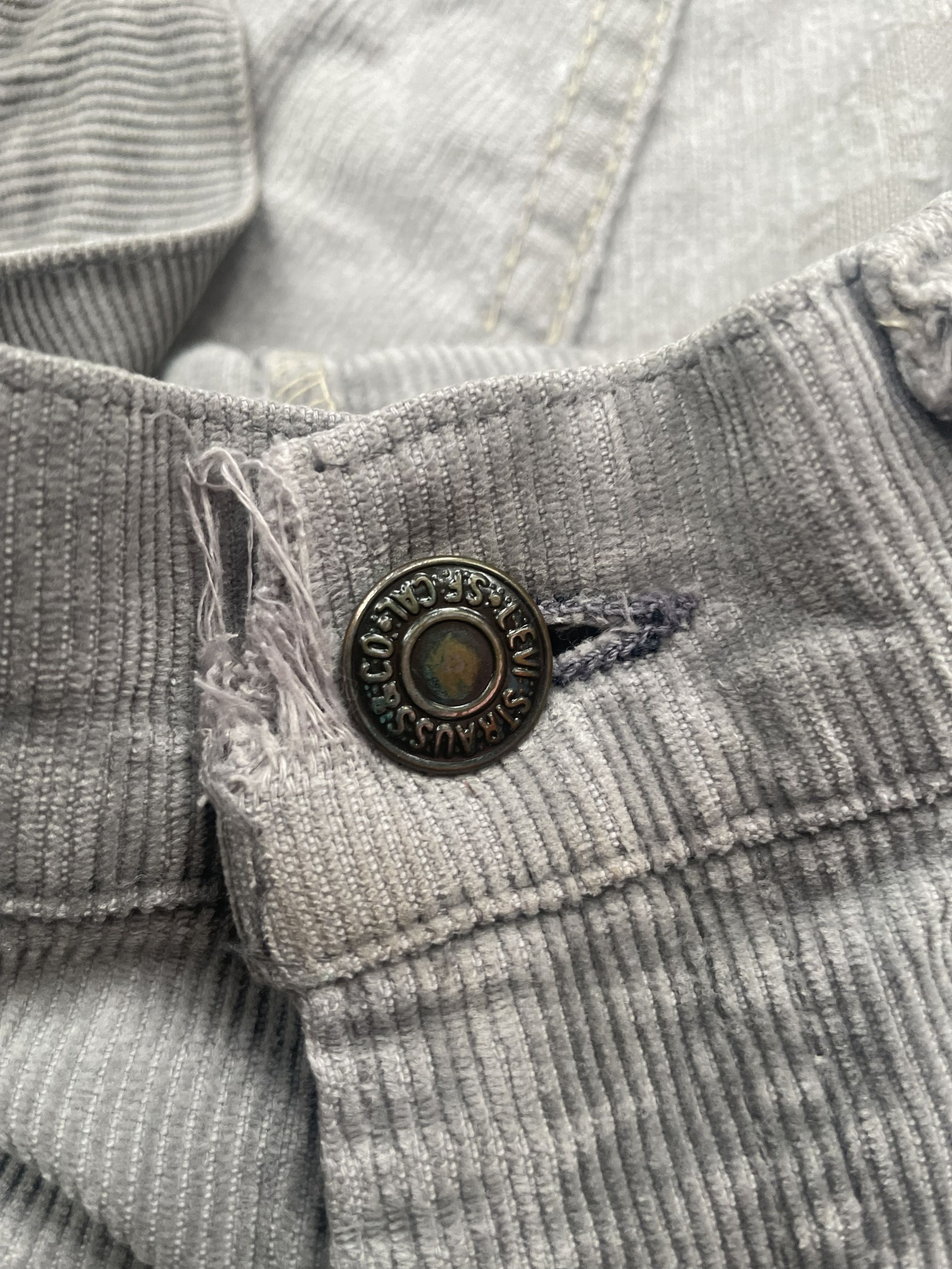 Levi's Vintage Levis Single R Coduroy Denim Size US 33 - 10 Thumbnail