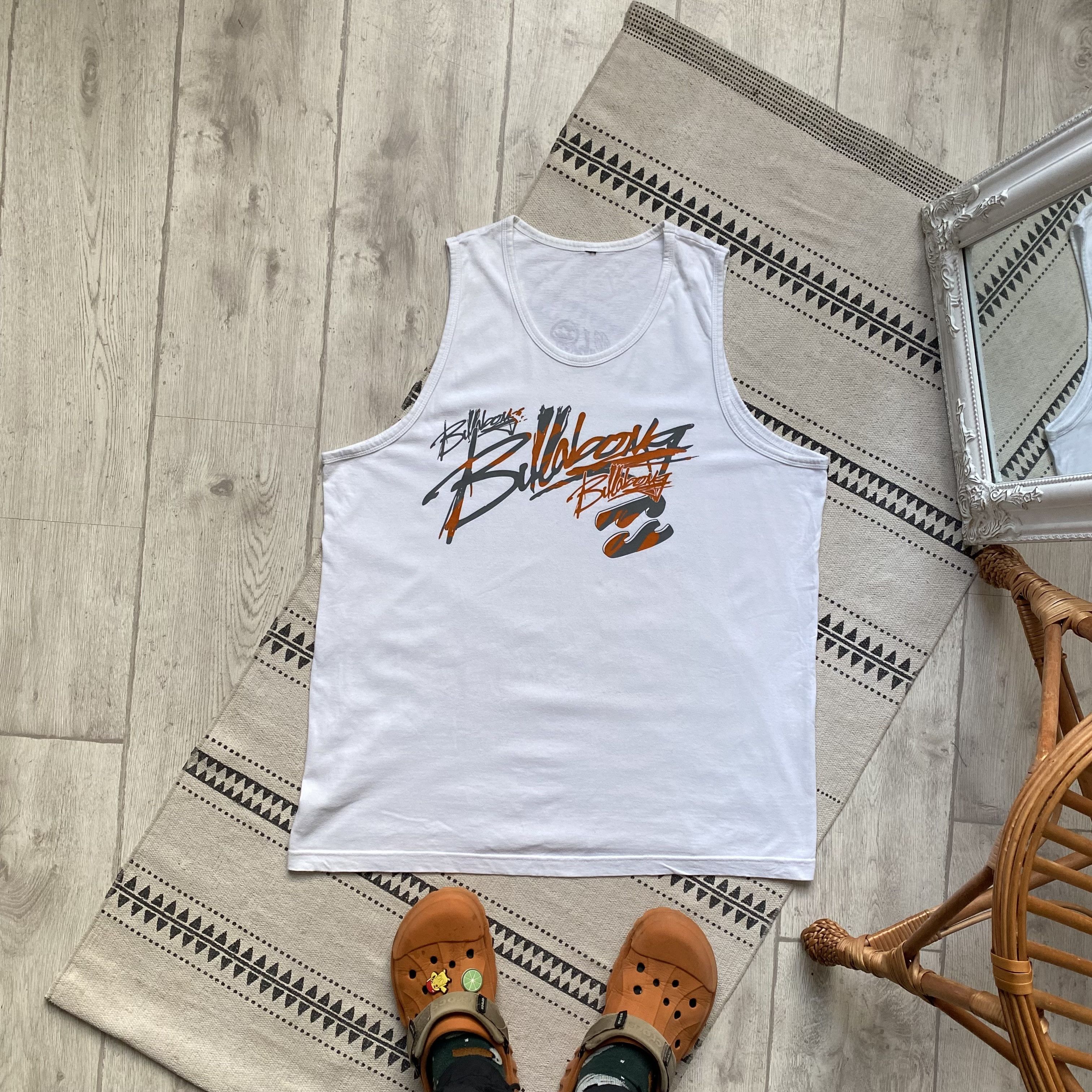 Billabong Vintage 90s Billabong Center logo Tee sleeveless Size US XL / EU 56 / 4 - 1 Thumbnail