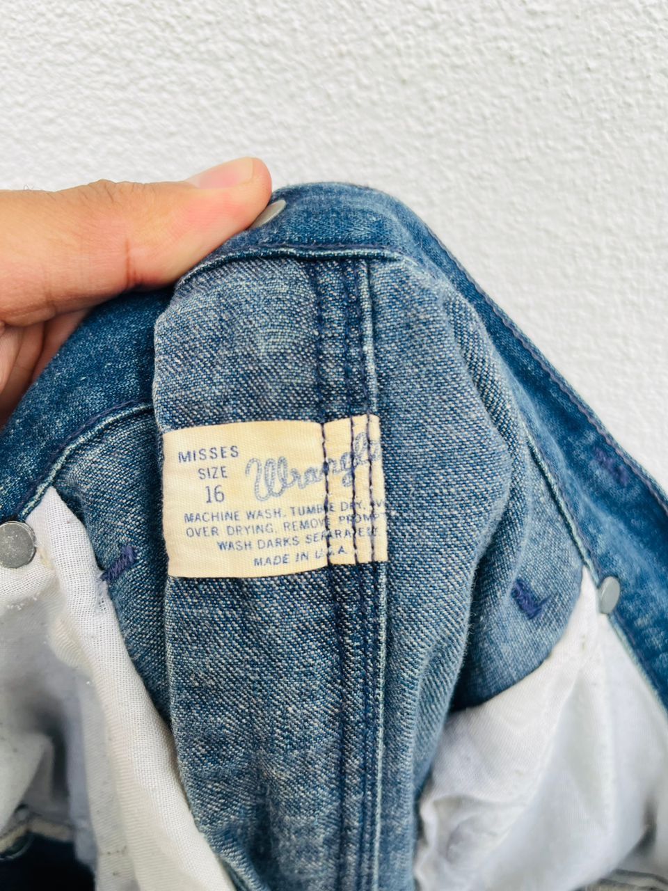 Vintage Vintage 50s 60s Wrengler Bootcut Designer Fashion Style Size US 32 / EU 48 - 17 Thumbnail