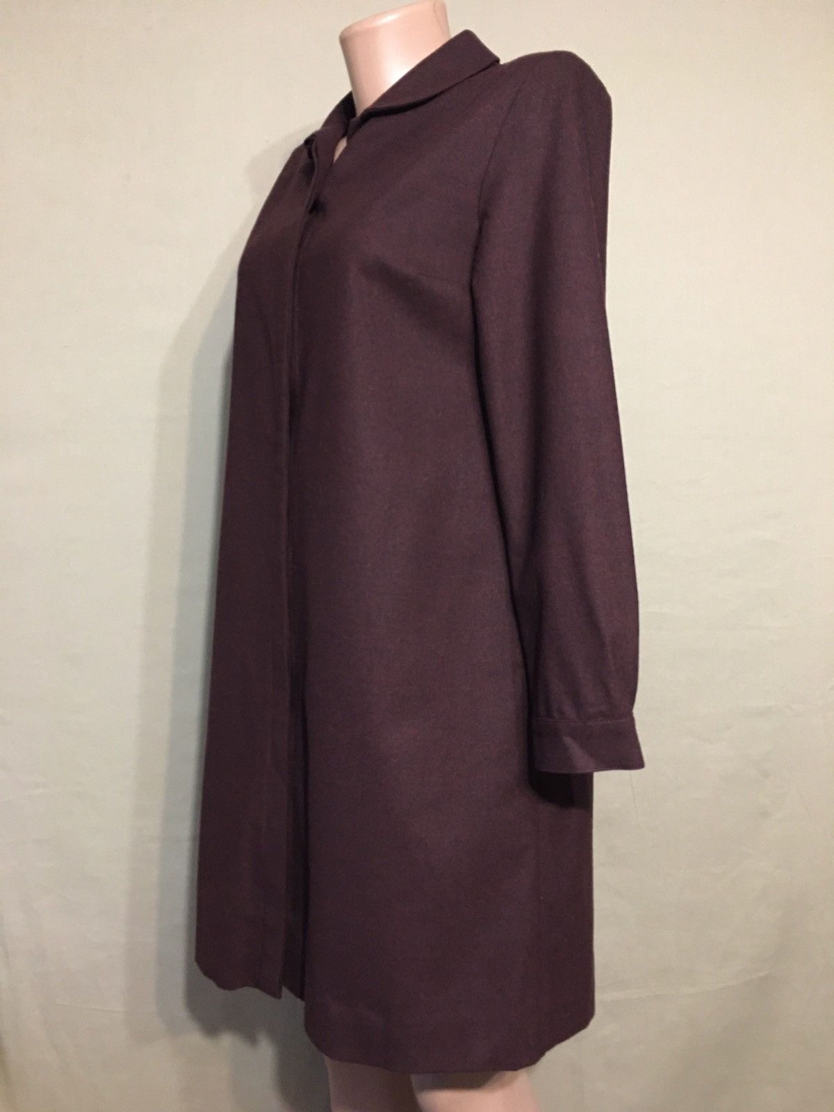 Cos COS Burgundy Wool Dress Women’s Designer Size US 4 Size S / US 4 / IT 40 - 2 Thumbnail