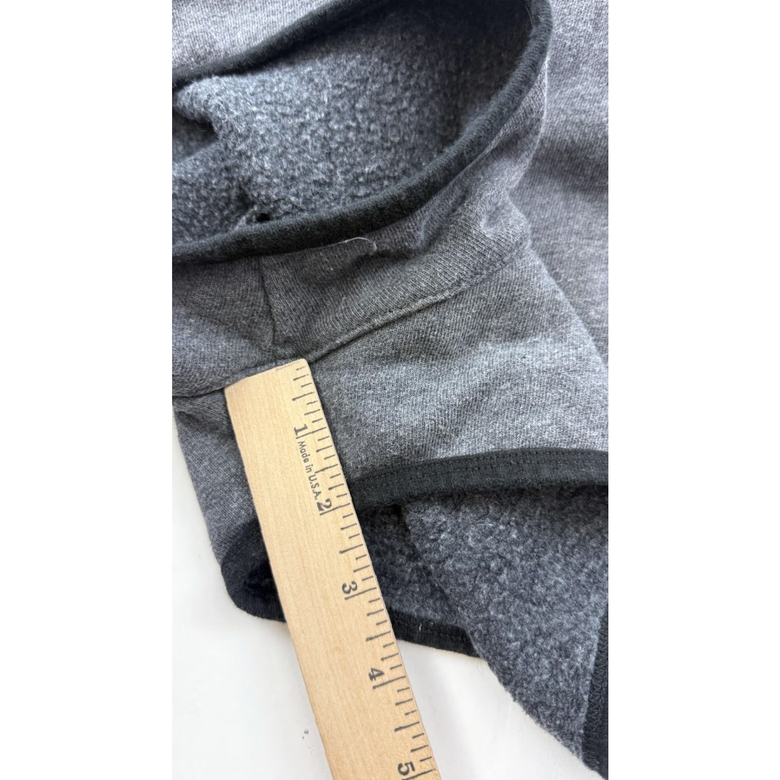 Brandy Melville Brandy Melville Shorts Womens Small Gray Dolphin Hem Fleece Lounge Made Italy Size 42" / US 20 - 7 Thumbnail