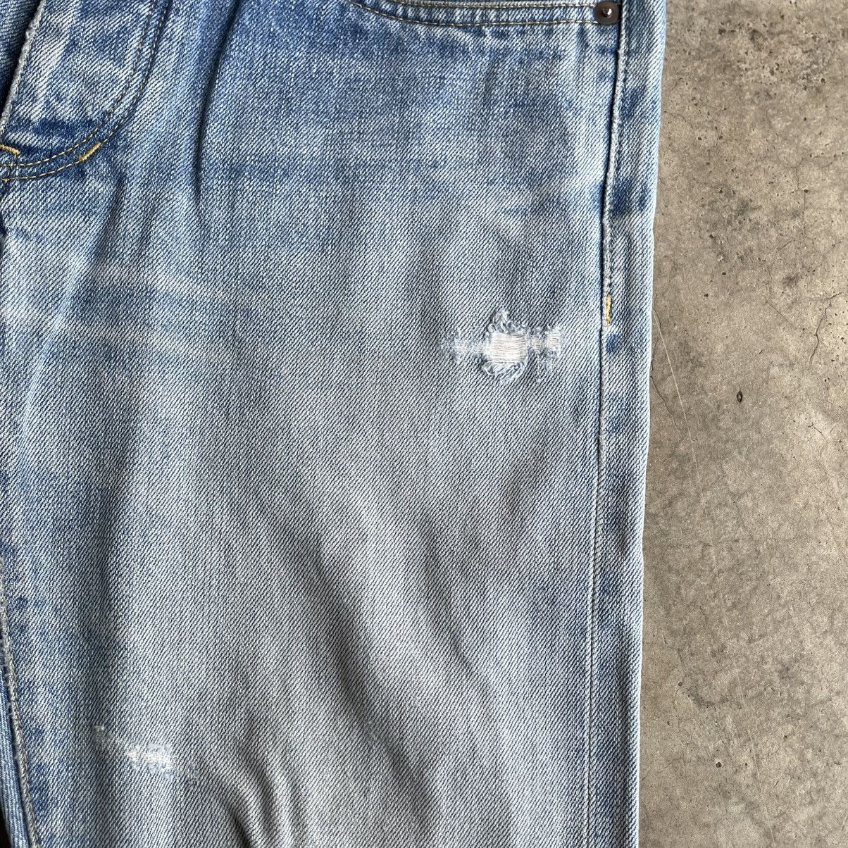 Attachment 🔥Sick🔥🇯🇵Attachment Ripped Distress Selvedge Slim Fit Jeans Size US 31 - 12 Thumbnail