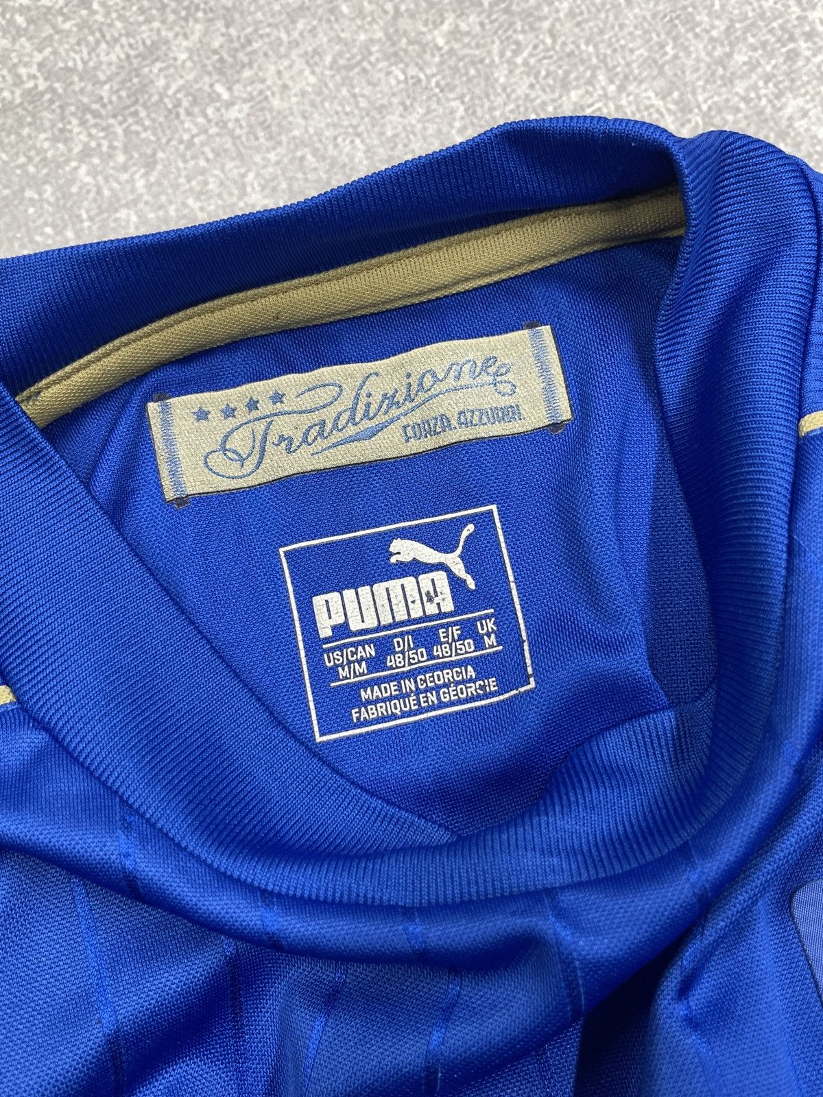 Puma × Vintage Vintage Puma Italy Forza Azzuri Soccer Jersey Football Club Size US M / EU 48-50 / 2 - 11 Thumbnail