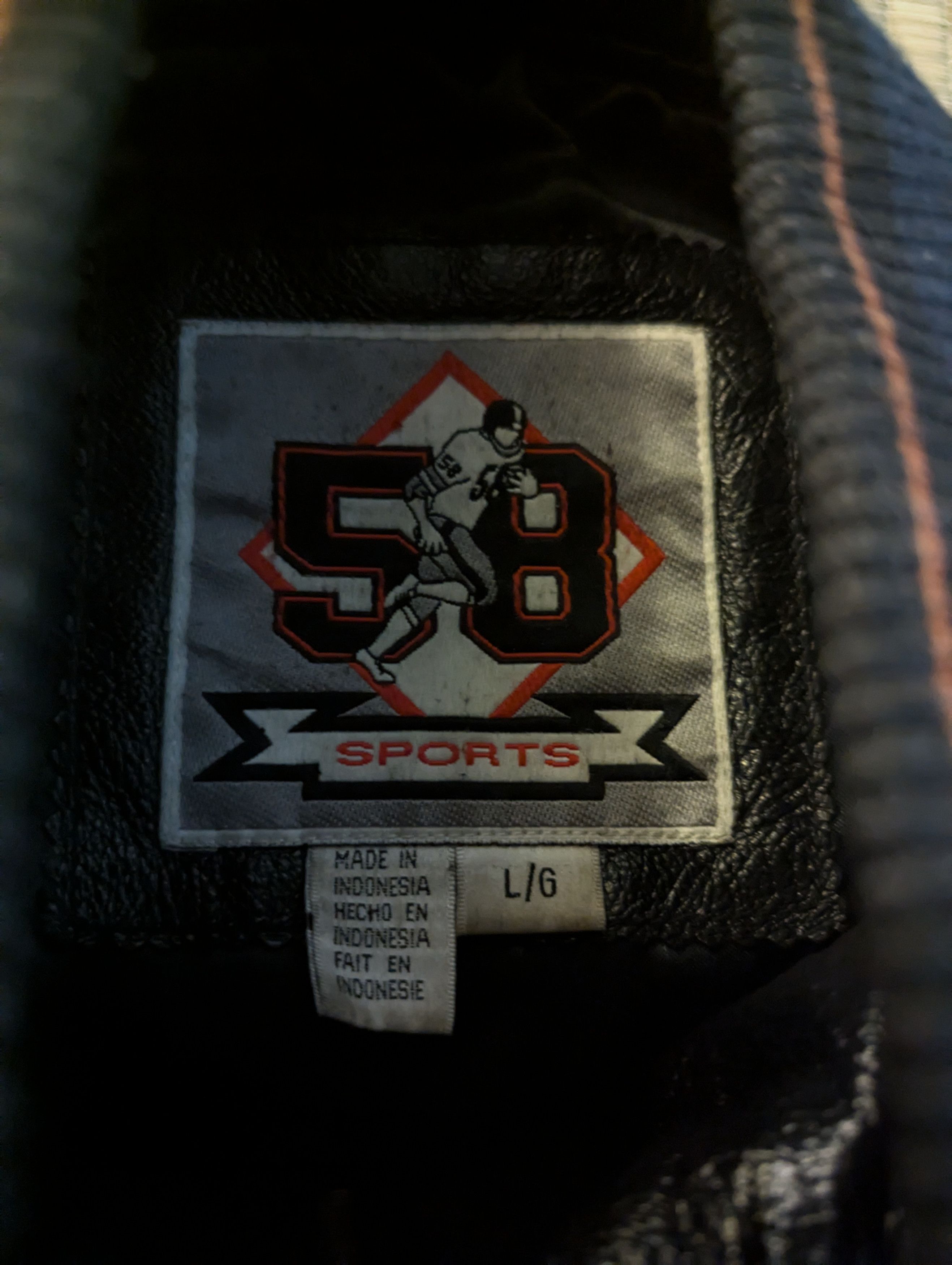 Vintage RARE Vintage 58 Sports Denver Broncos Leather Jacket Size US L / EU 52-54 / 3 - 3 Thumbnail