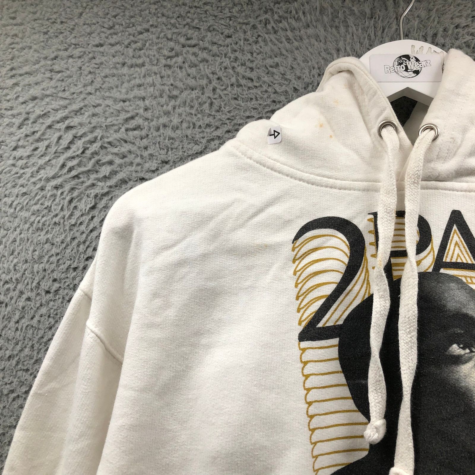 Cross Colours Cross Colours x Tupac Shakur Hoodie Mens Medium 2Pac White Size US M / EU 48-50 / 2 - 13 Thumbnail