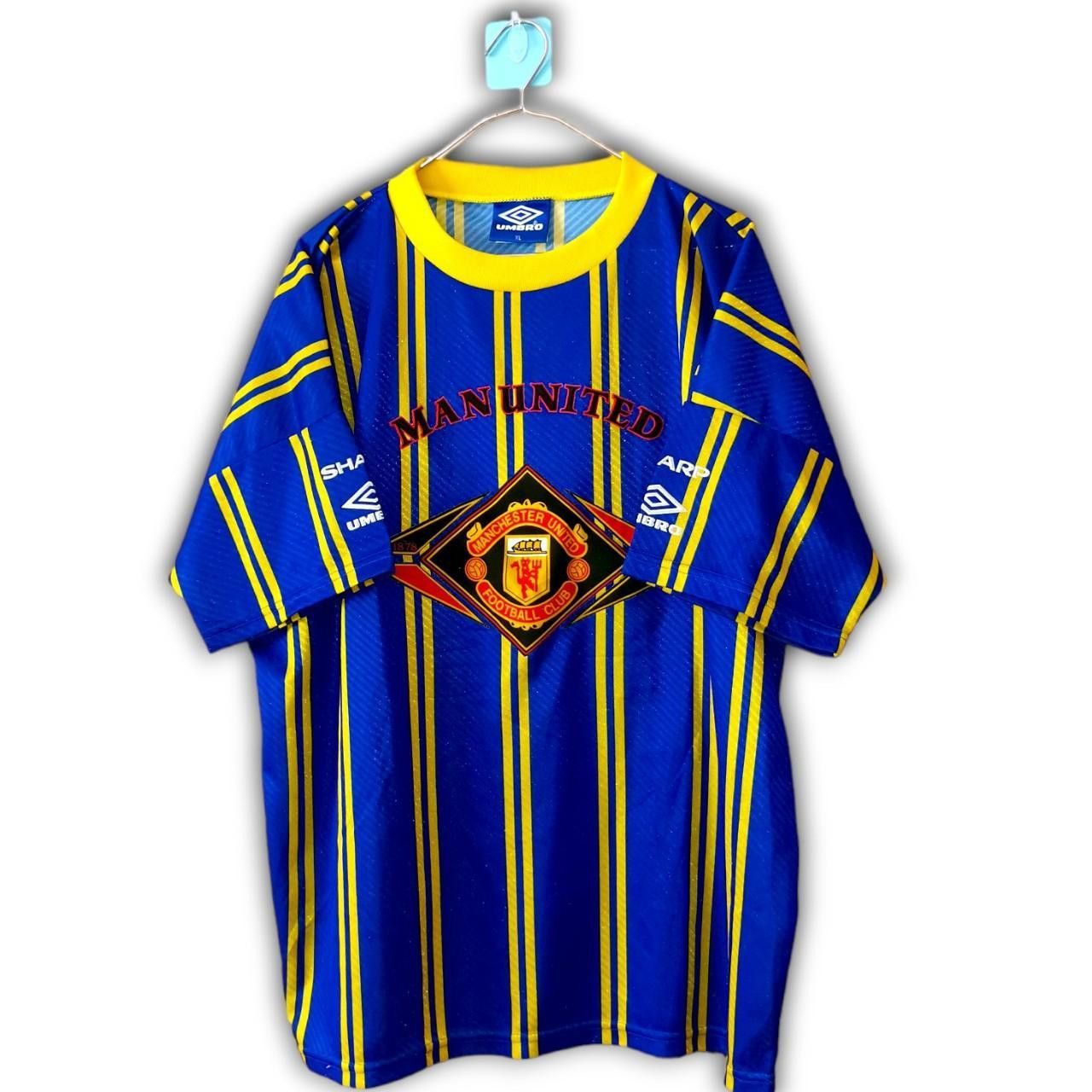 Umbro Manchester United England 1993 1994 Training Rare Shirt Size US XL / EU 56 / 4 - 2 Thumbnail