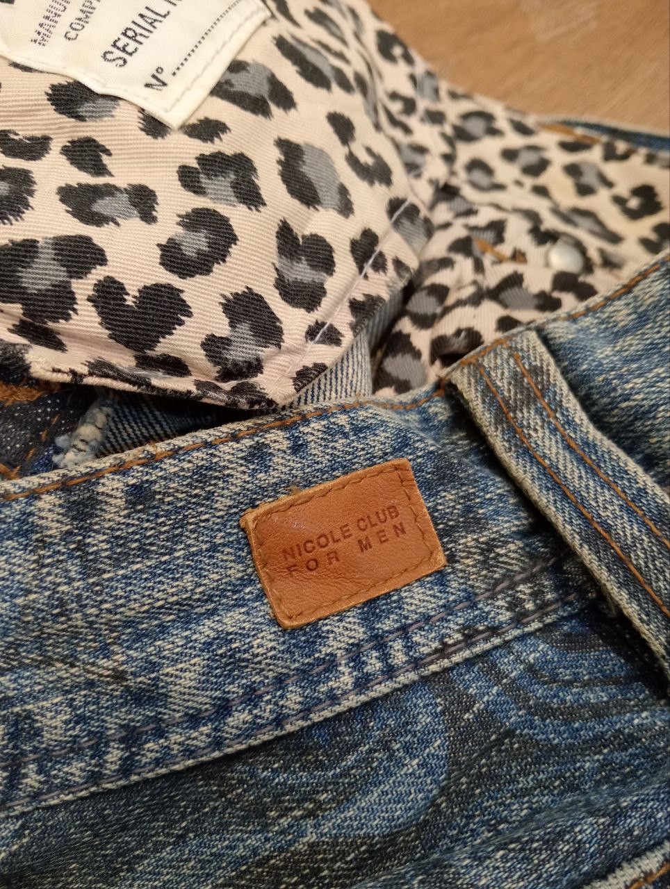 Nicole Club JAPANESE NICOLE CLUB FOR MEN PAISLEY JEANS Size US 33 - 8 Thumbnail