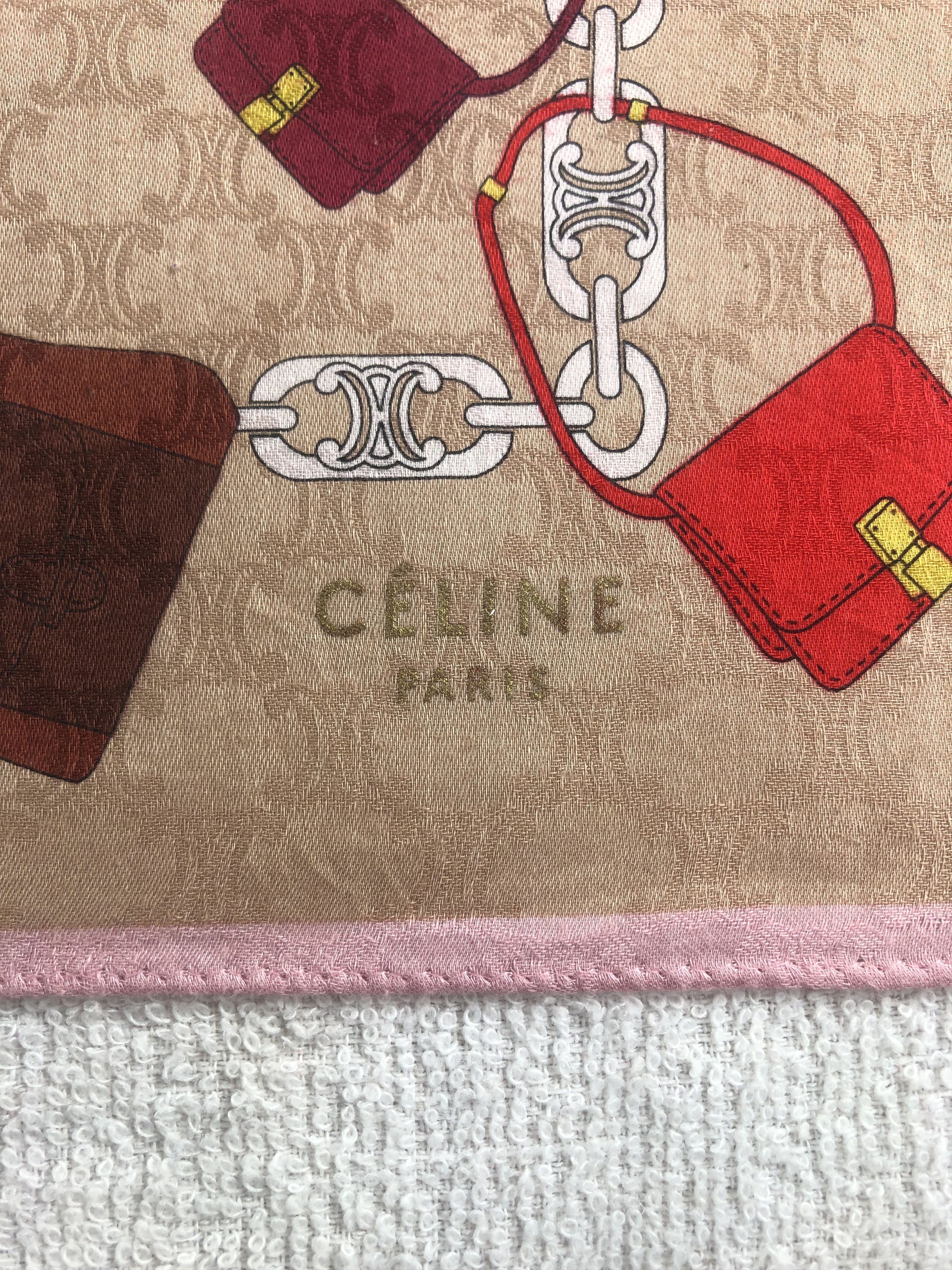 Celine Celine Handkerchief / Bandana / Neckerchief C249 Size ONE SIZE - 5 Thumbnail