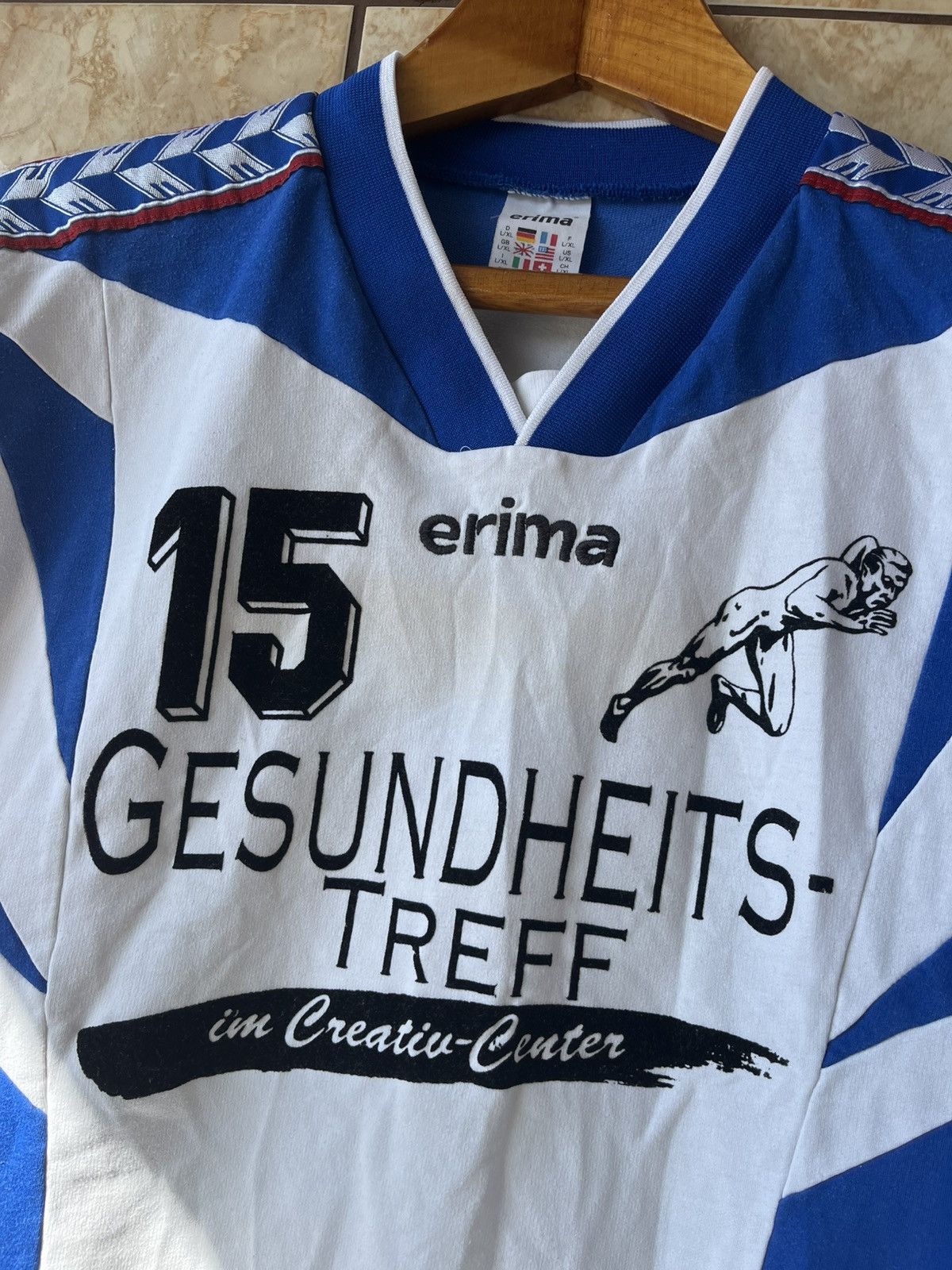 Erima Vintage 90’ Erima TV Angermund Düsseldorf Handball jersey Size US XL / EU 56 / 4 - 3 Thumbnail