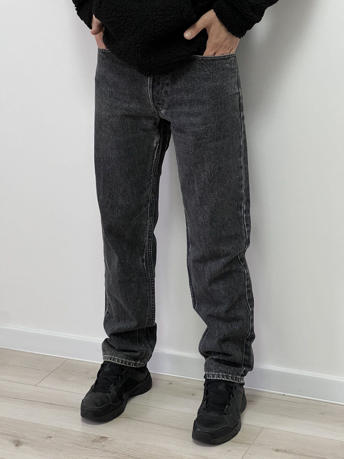 Levi's × Levi's Vintage Clothing × Vintage Vintage Levis 618 Made in Italy Washed Gray Denim Jeans Size US 30 / EU 46 - 2 Thumbnail