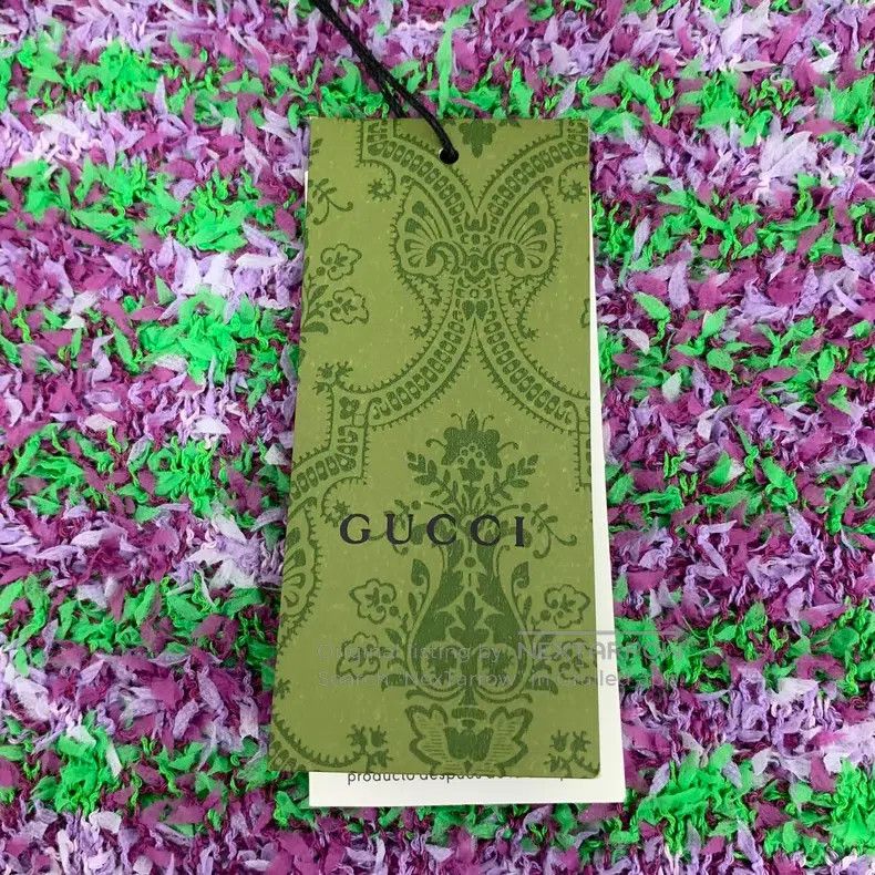Gucci Gucci Green full-print double G cotton V-neck single-breas Size M / US 6-8 / IT 42-44 - 6 Thumbnail