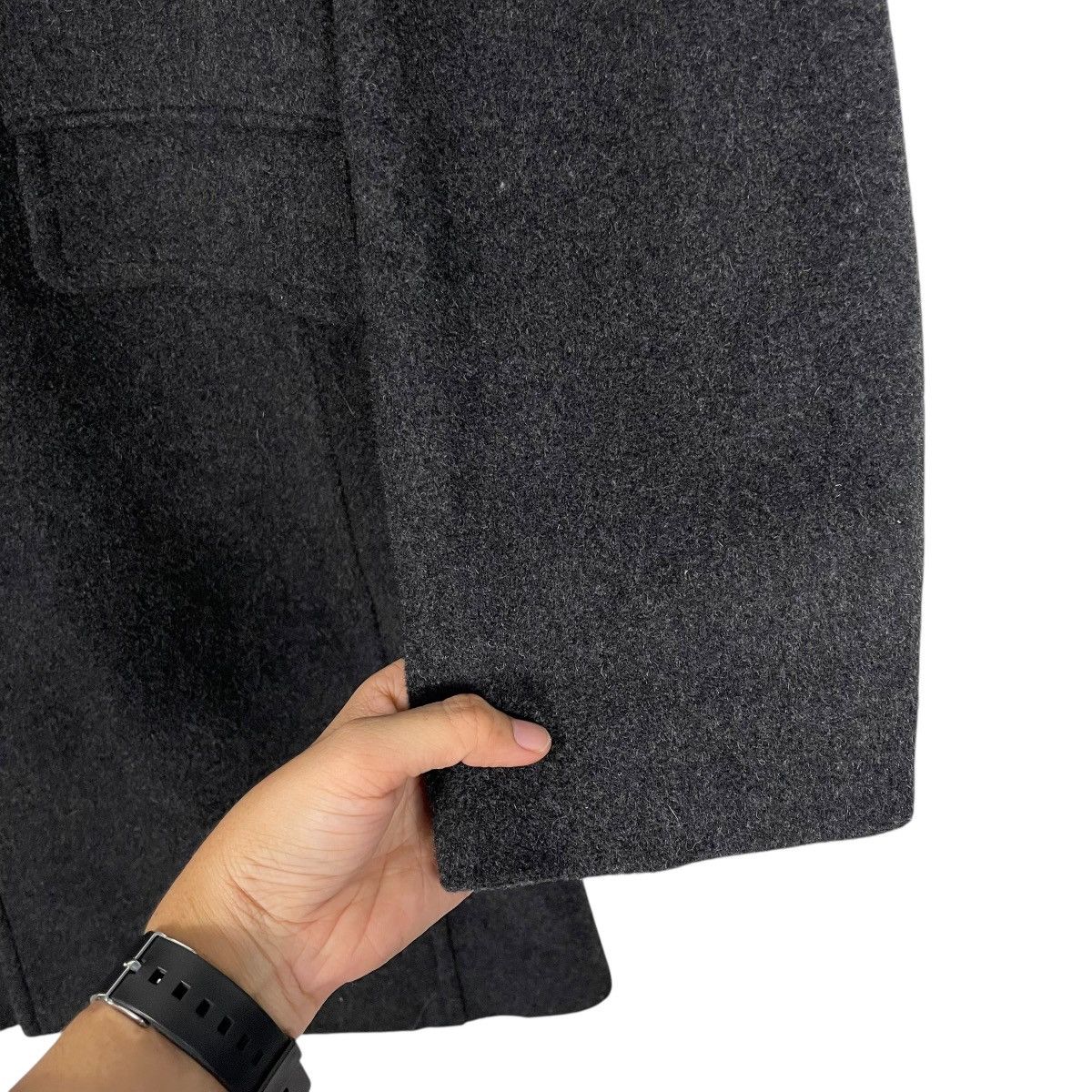 PPFM PPFM Black Wool Coat Size US M / EU 48-50 / 2 - 14 Thumbnail