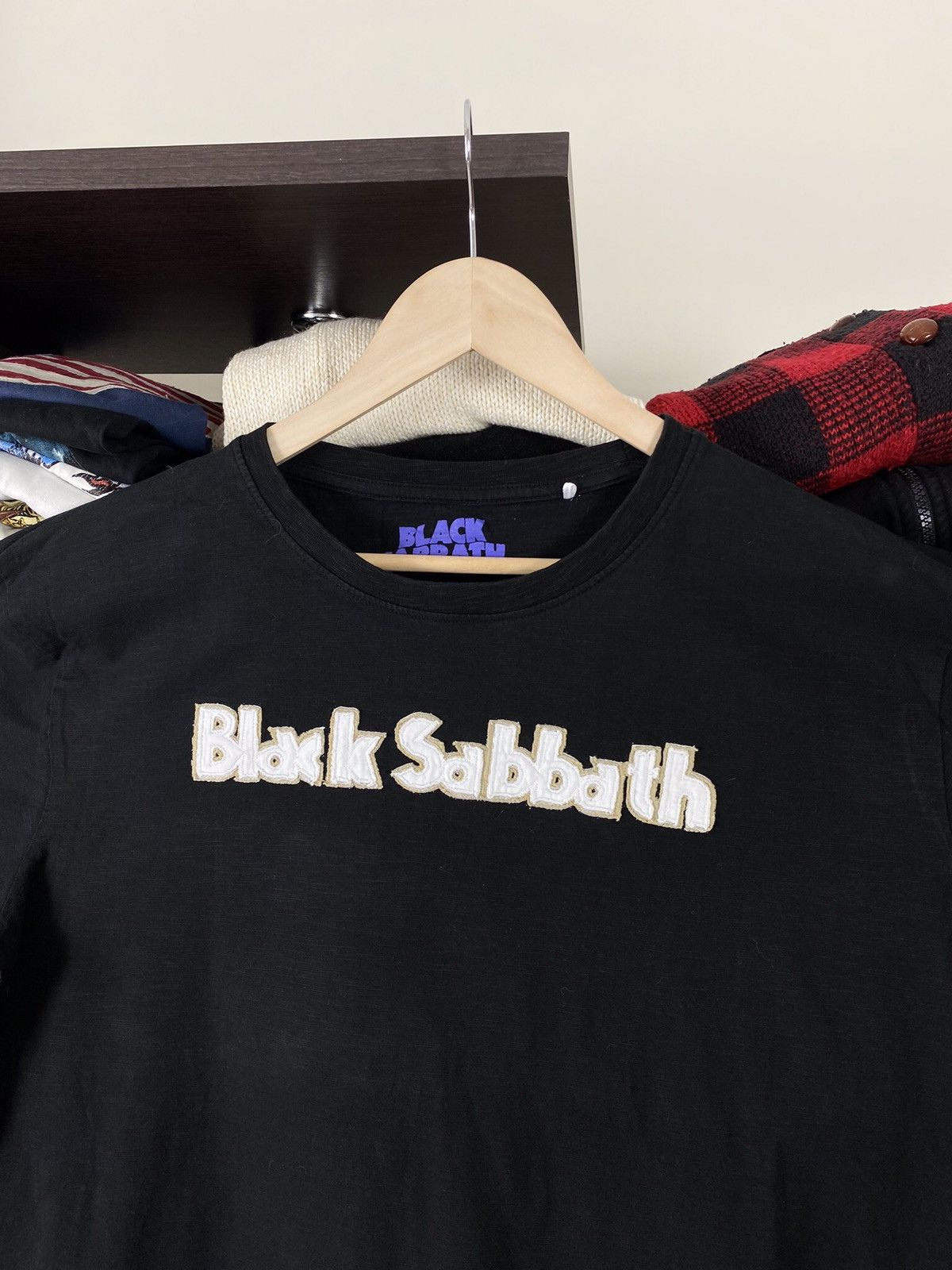 Band Tees × Vintage Vintage Black Sabbath Logo Tee Size US XL / EU 56 / 4 - 5 Thumbnail