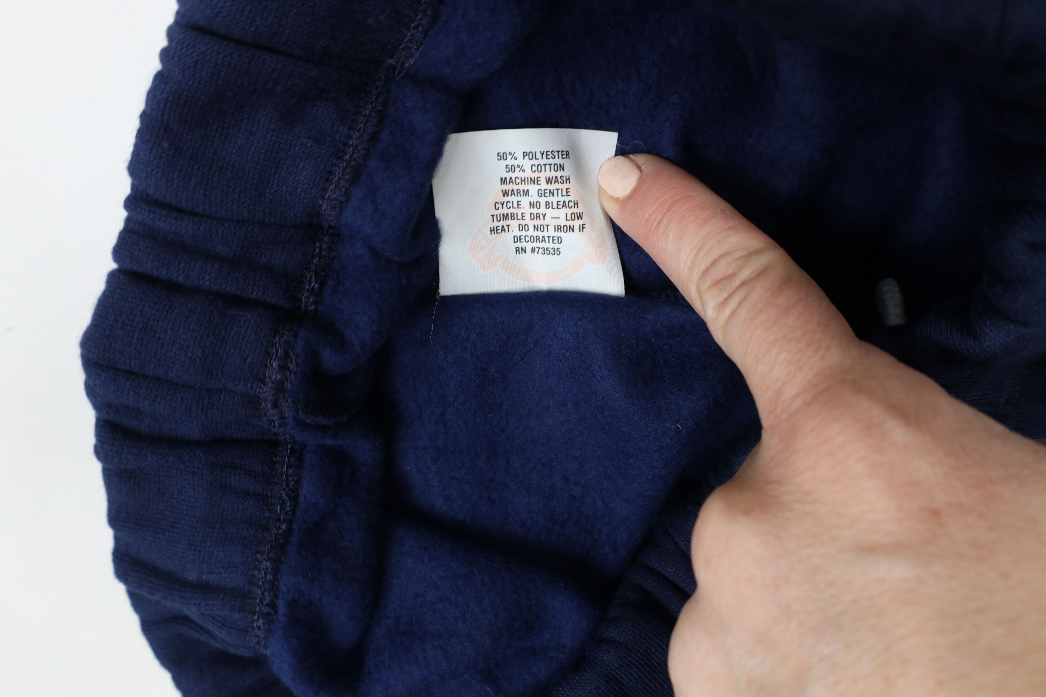Vintage Vintage 90s Streetwear Cuffed Sweatpants Joggers Blue USA Size US 34 / EU 50 - 10 Thumbnail