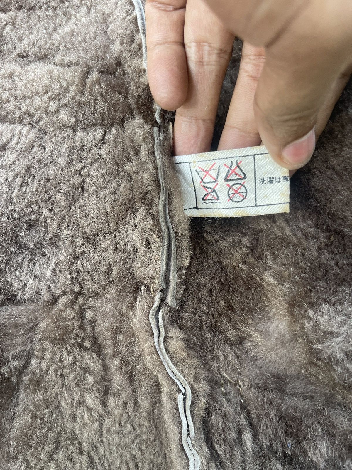 Japanese Brand Sheepskin Leather Fur Jacket Saga Fox Style Size US S / EU 44-46 / 1 - 9 Thumbnail