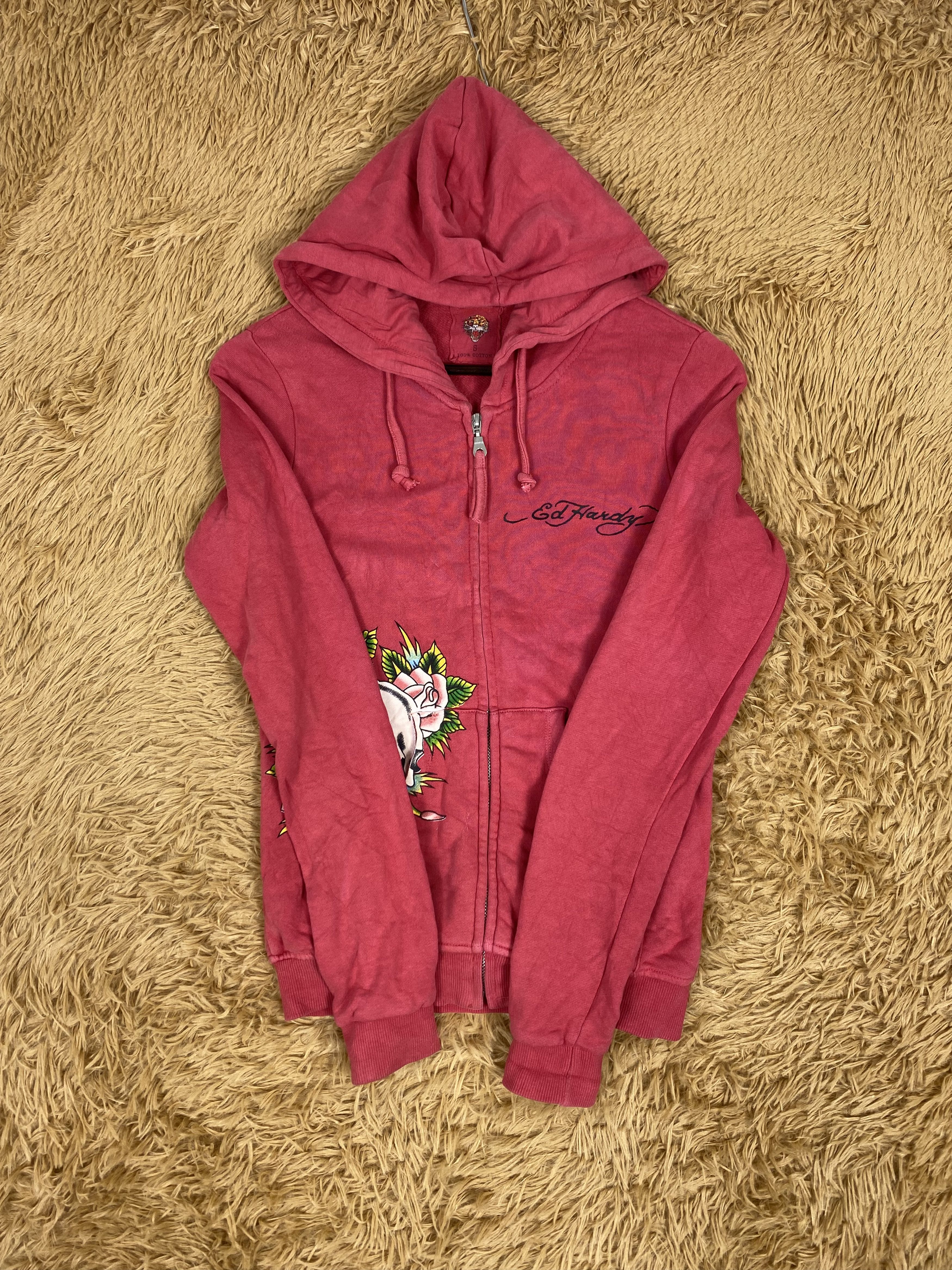 Ed Hardy × Vintage Vintage Ed Hardy Hoodie Jacket Size US S / EU 44-46 / 1 - 3 Thumbnail