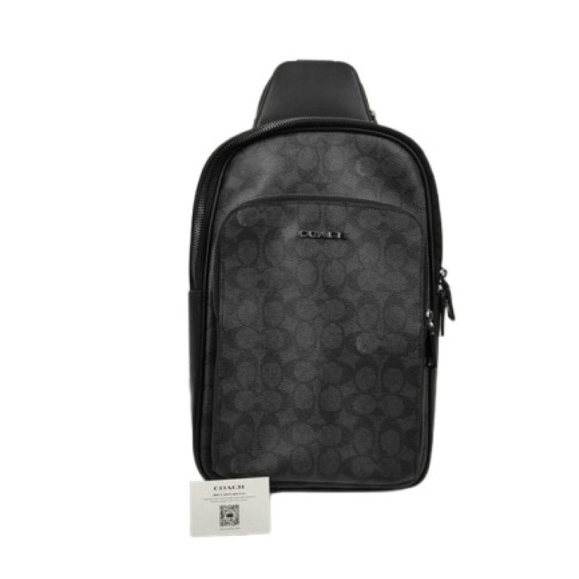 Coach COACH Signature Body Bag CZ393 Black x Leather - Men's & Women's Shoulder Size ONE SIZE - 1 Thumbnail