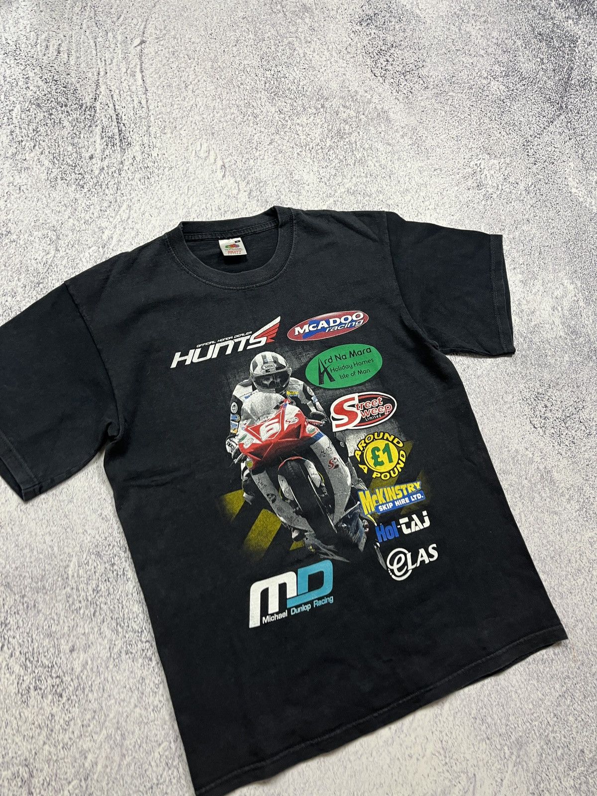 Vintage Vintage MD Racing TT Michael Dunlop Motorcycle T shirt Tee Size US S / EU 44-46 / 1 - 4 Thumbnail